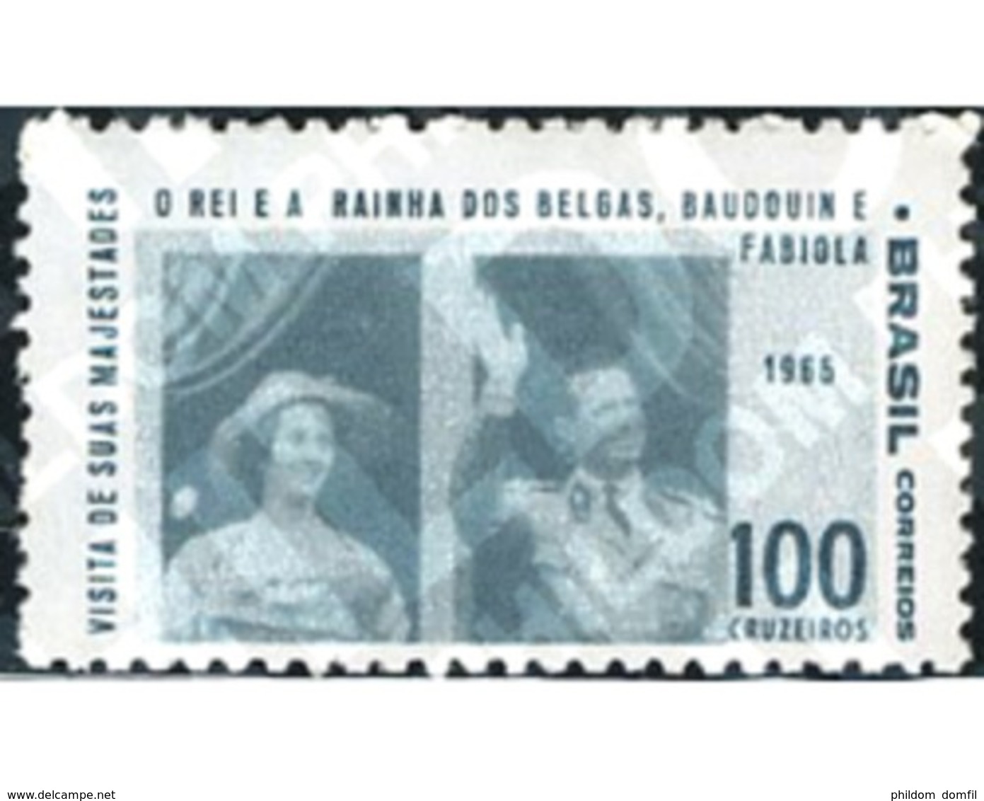 Ref. 170504 * MNH * - BRAZIL. 1965. VISITA DEL REI BALDUINO I DE LA REINA FABIOLA DE BELGICA - Unused Stamps