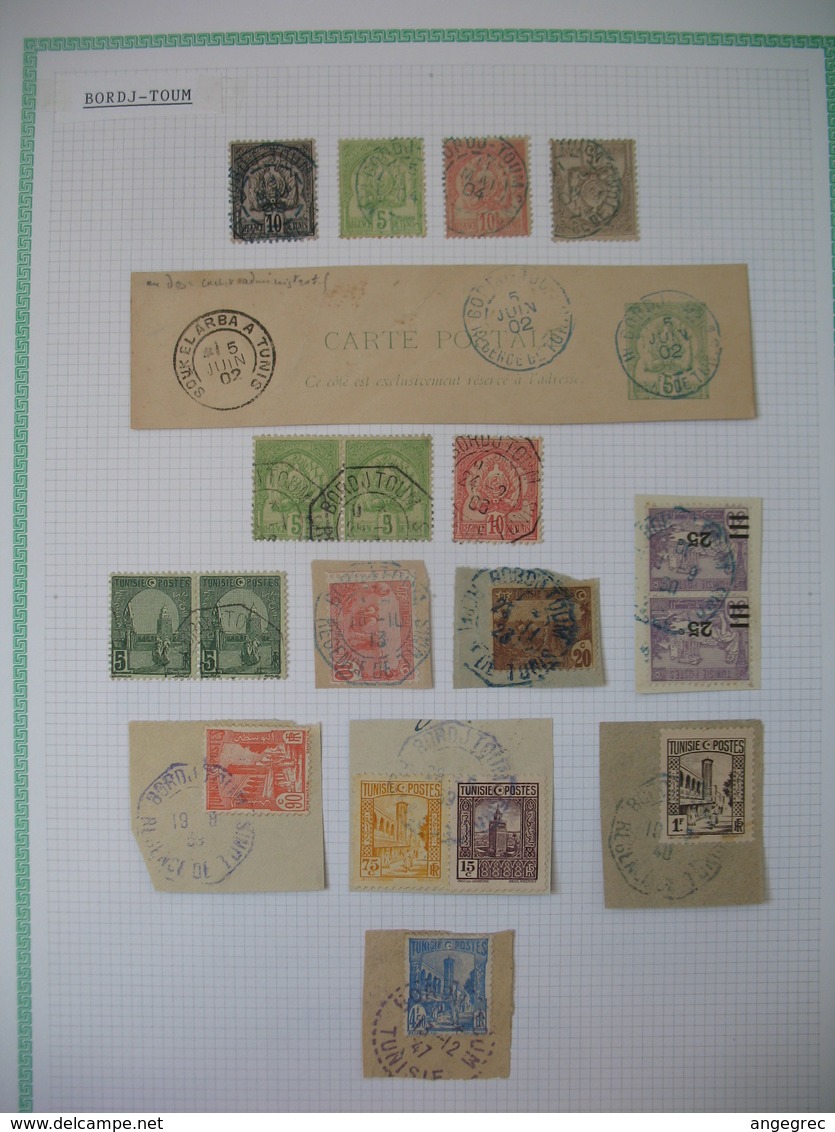 Tunisie Oblitéré, Lot De Timbres, Oblitération  choisies De  Bordj-Toum   Voir Scan - Oblitérés