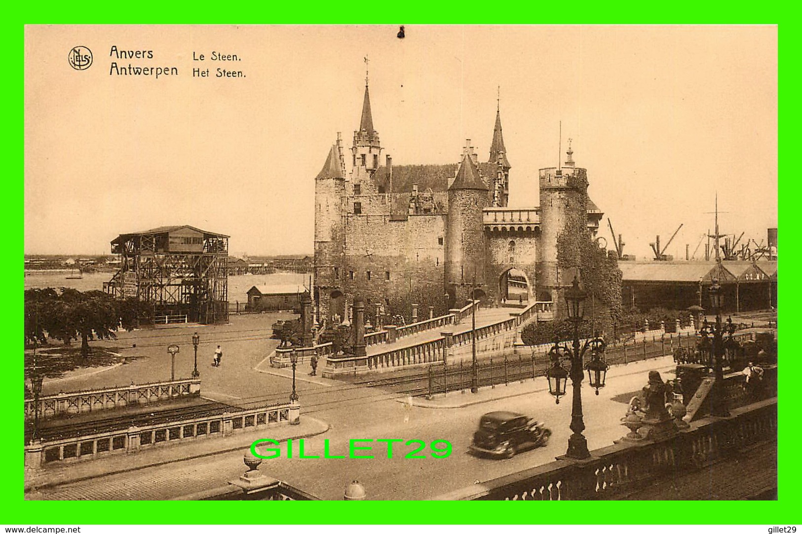 ANVERS, BELGIQUE - LE STEEN - HET STEEN - ANIMÉE -  ERN THILL - SÉRIE 25 No 35 - NELS - - Antwerpen