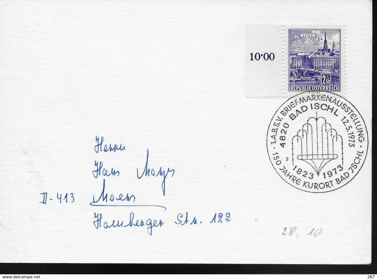 AUTRICHE Carte 1973 Bad Ischl Thermalisme - Termalismo