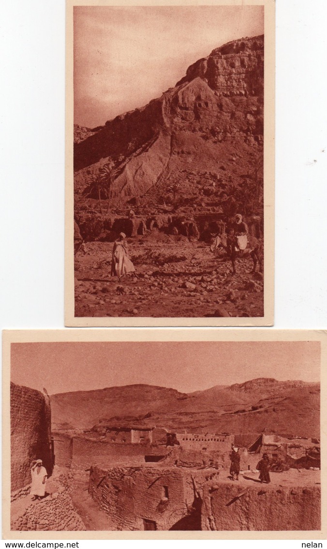 L ALGERIE-CENTENAIRE EN 1930-AURES-BENI-SOUIK,FALAISES-NON VIAGGIATA - Scene & Tipi