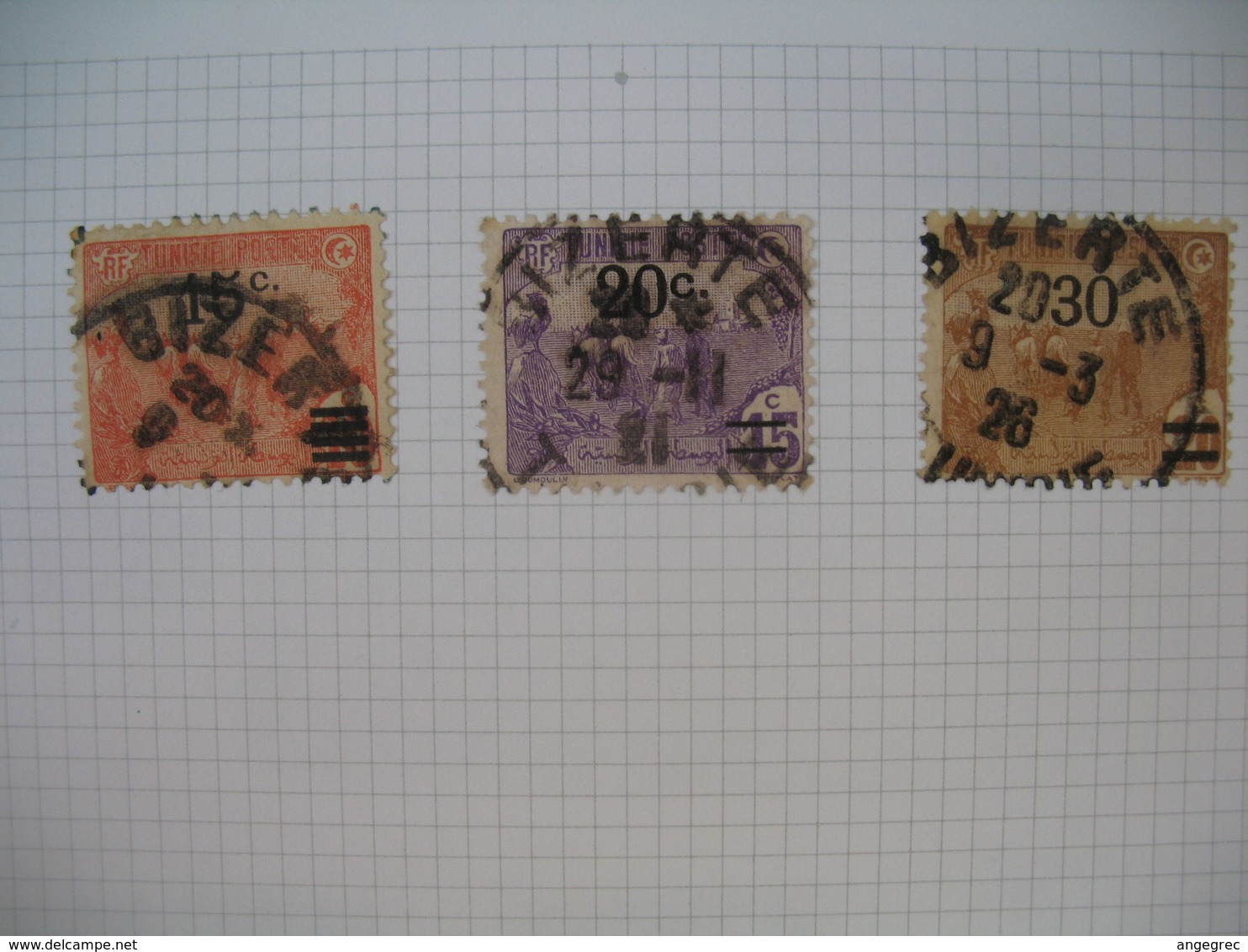 Tunisie Oblitéré, Lot De Timbres, Oblitération  choisies De  Bizerte   Voir Scan - Used Stamps