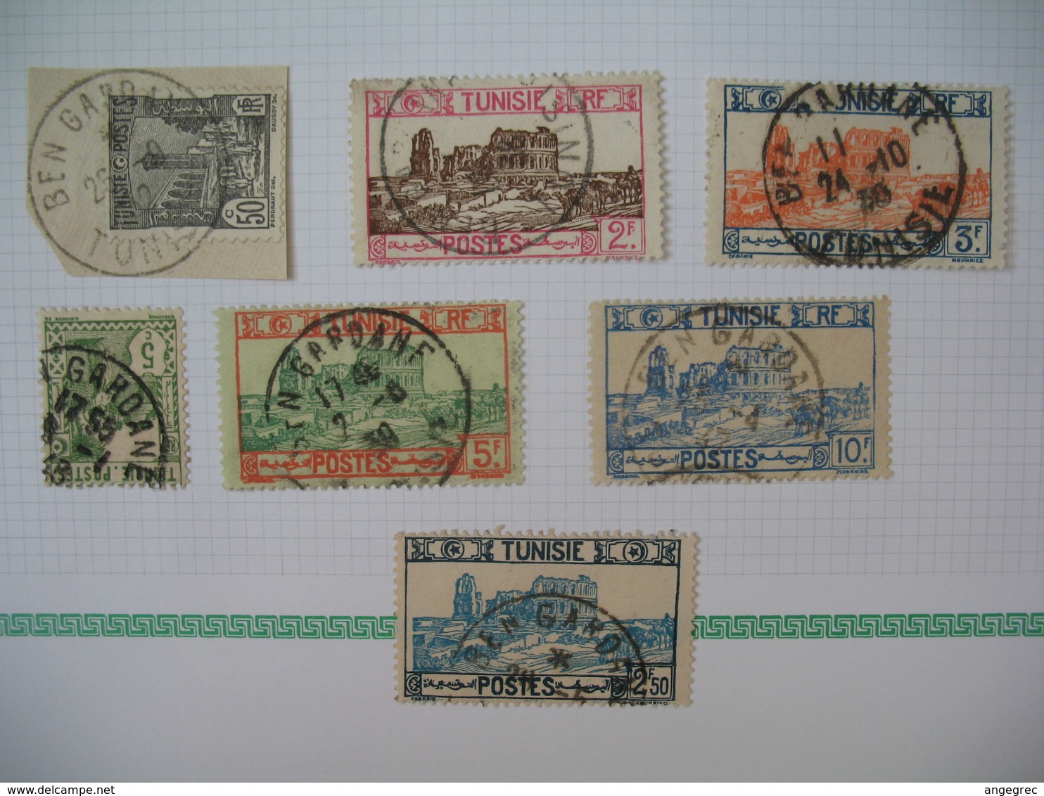 Tunisie Oblitéré, Lot De Timbres, Oblitération  choisies De  Ben-Gardane    Voir Scan - Gebraucht