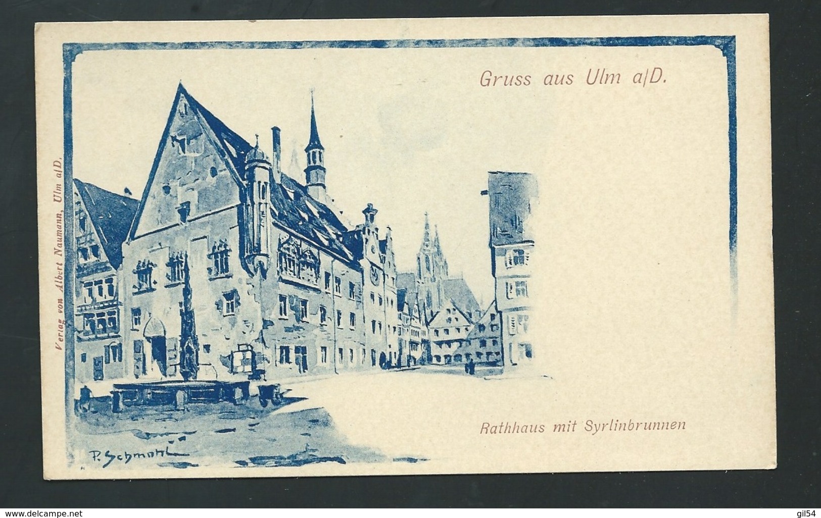 Gruss Aus ULM A.d.   Rathhaus Mit Syrlinbrunnen   - Mbj69 - Ulm