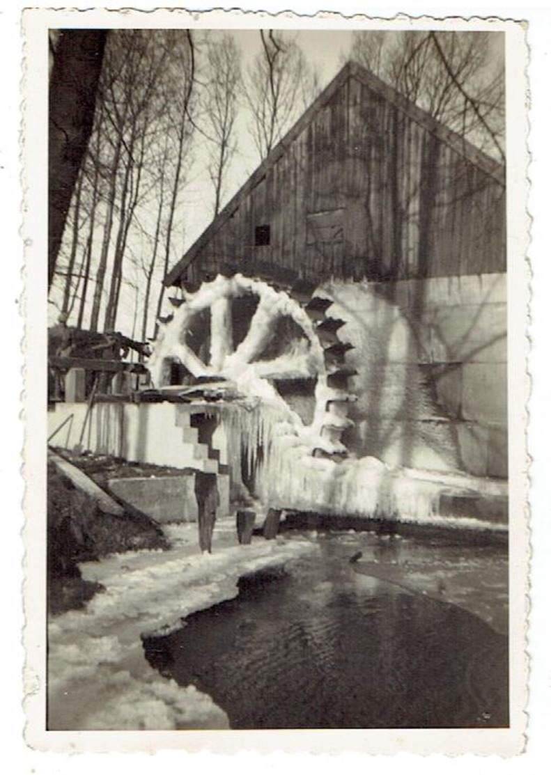 REPPEL - Bocholt - Molen - Kleine Foto 8,5 X 6 Cm -  Bevroren Watermolen - Bocholt