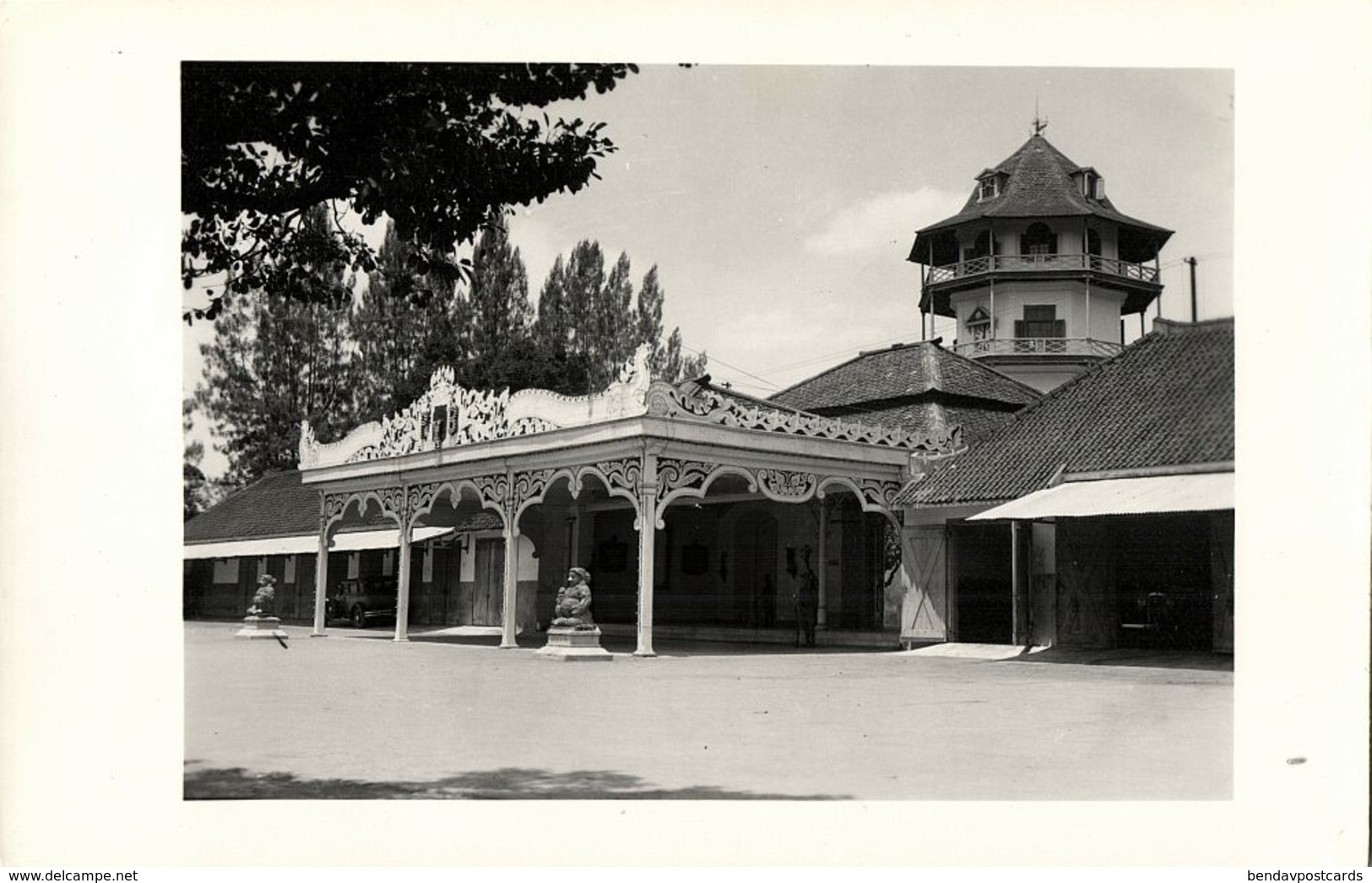 Indonesia, JAVA SURAKARTA SOLO, Sunan Kraton Palace (1920s) RPPC Postcard - Indonesië