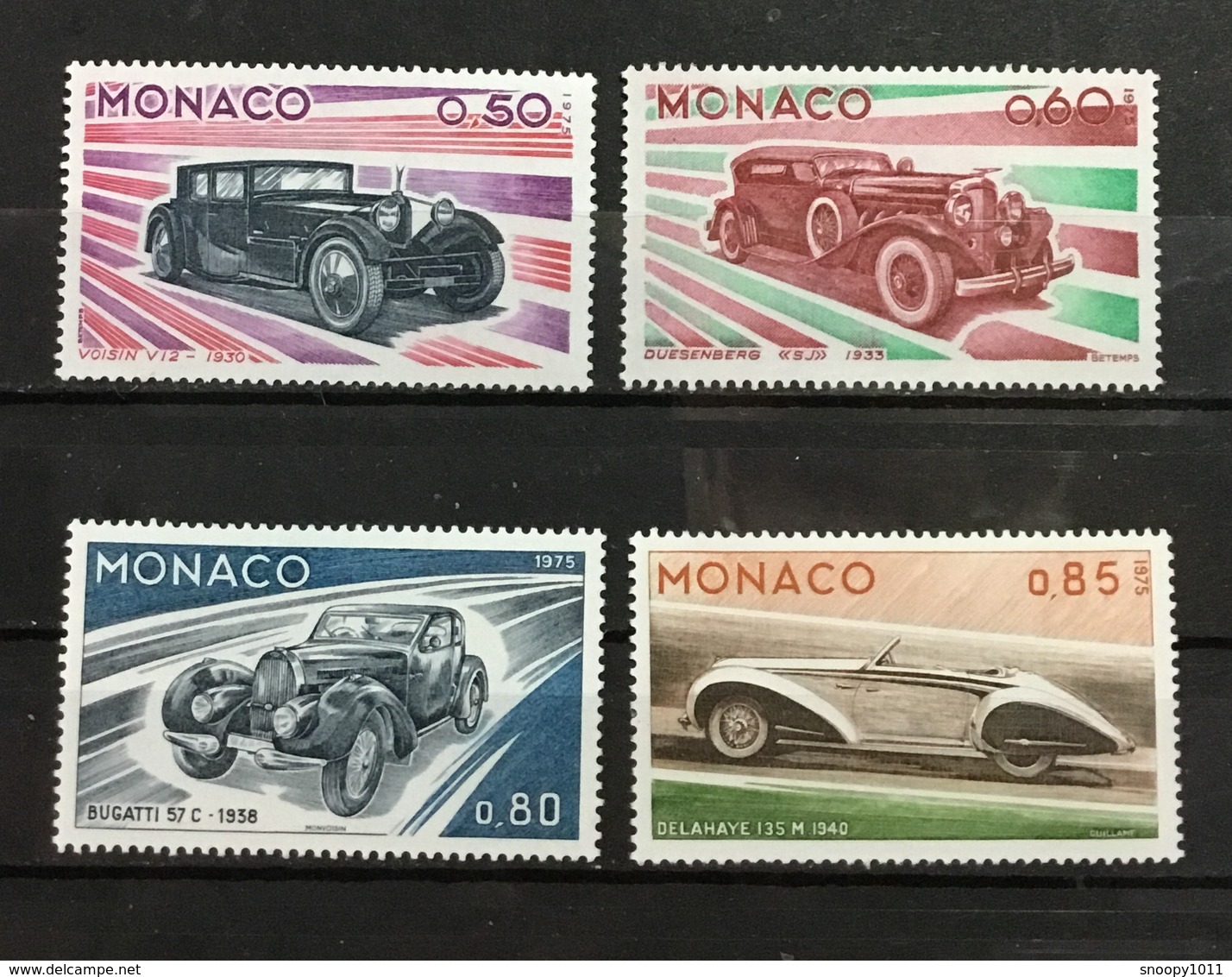 MONACO # 980-990. Development Of The Automobile. MNH (**) - Unused Stamps