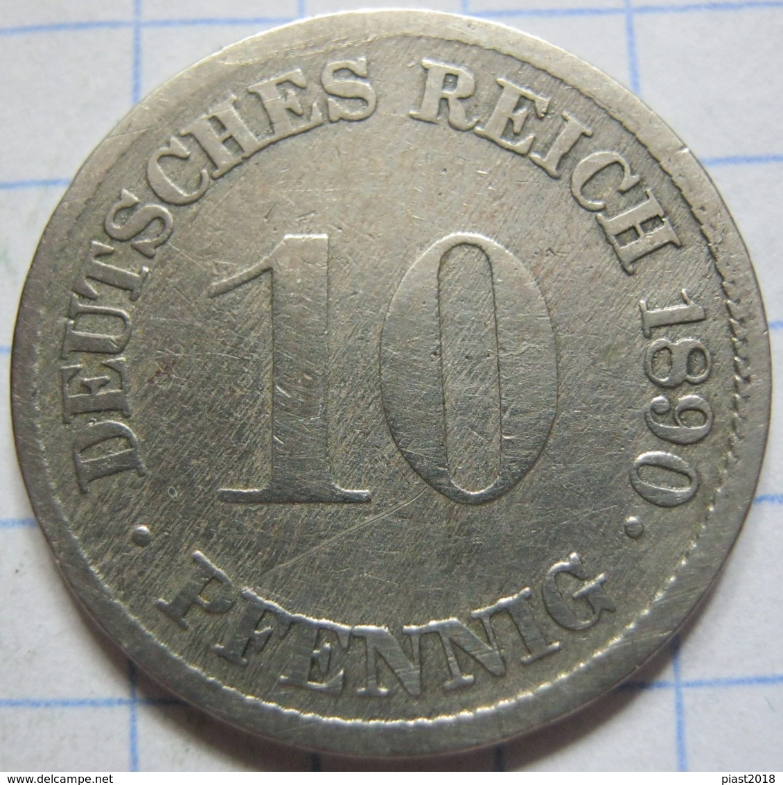 10 Pfennig 1890 (G) - 10 Pfennig