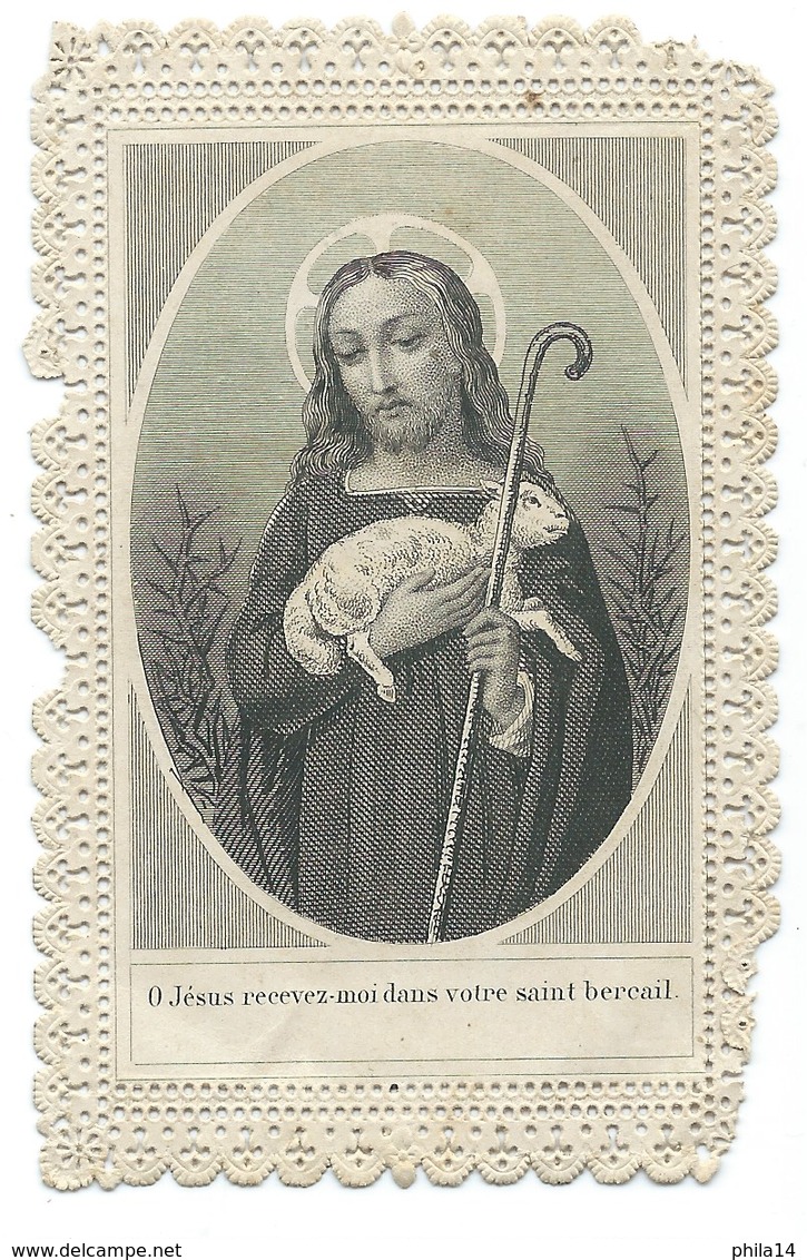 IMAGE RELIGIEUSE / O JESUS RECEVEZ MOI DANS VOTRE SAINT BERCAIL - Images Religieuses