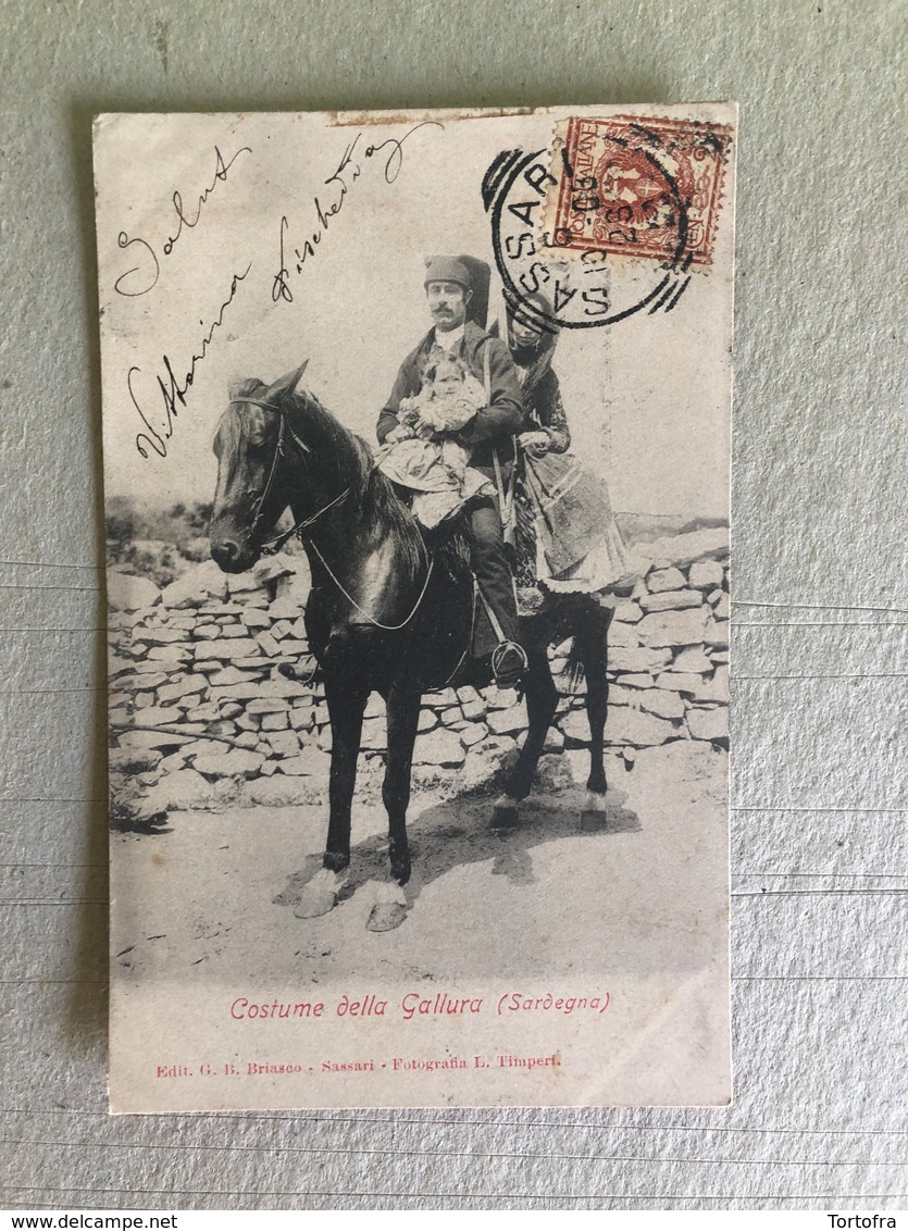 COSTUME DELLA GALLURA (SARDEGNA)   1903 - Costumi