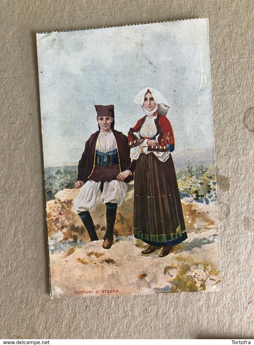 COSTUMI D' ATZARA (SARDEGNA)    1916 - Costumi