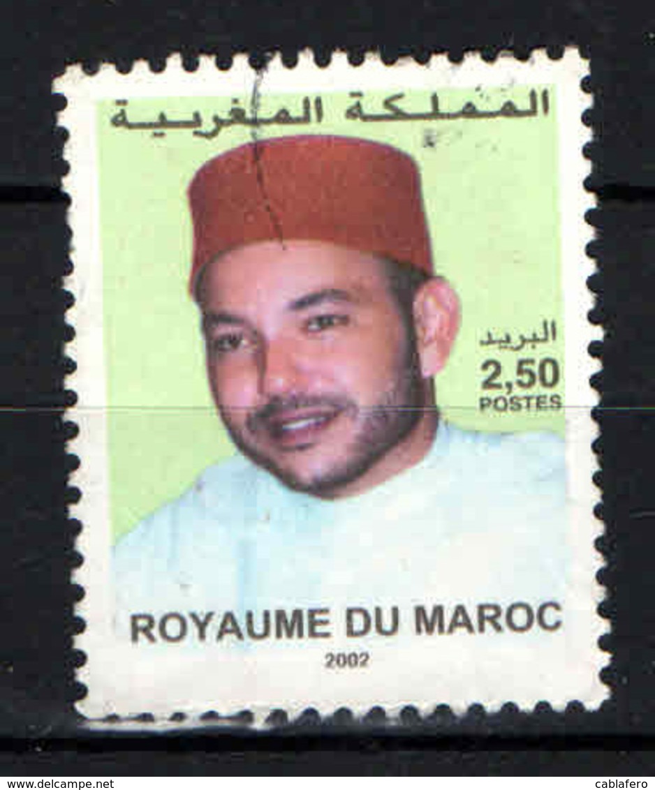 MAROCCO - 2002 - King Mohammed VI - USATO - Marocco (1956-...)