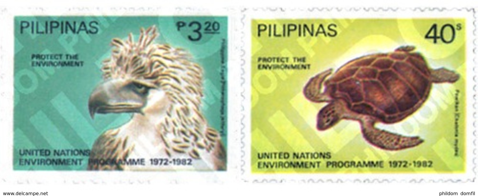 Ref. 33619 * MNH * - PHILIPPINES. 1982. 10th ANNIVERSARY OF UN CONFERENCE ON ENVIRONMENT . 10 ANIVERSARIO DE LA CONFEREN - Philippines