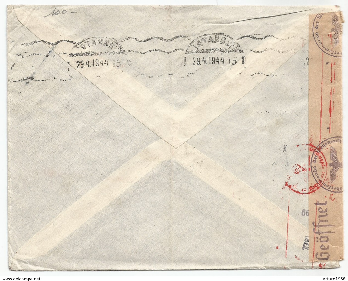 Turkey Turkiye Türkei Turquie Censored Cover 1944 To Belgium German Censor - Lettres & Documents