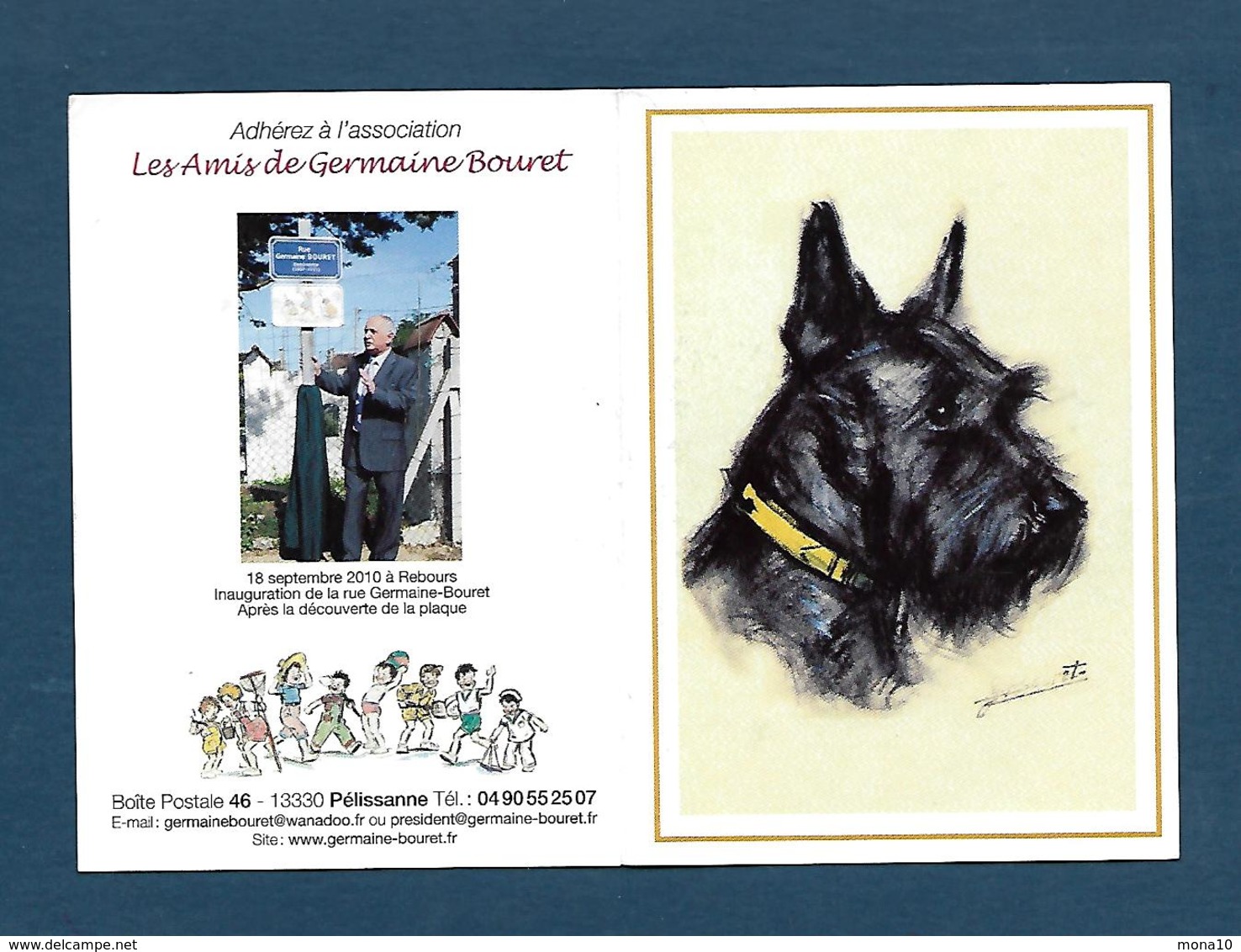 Calendrier De Poche, Petit Format; Chien ; 2011; Germaine Bouret - Petit Format : 2001-...