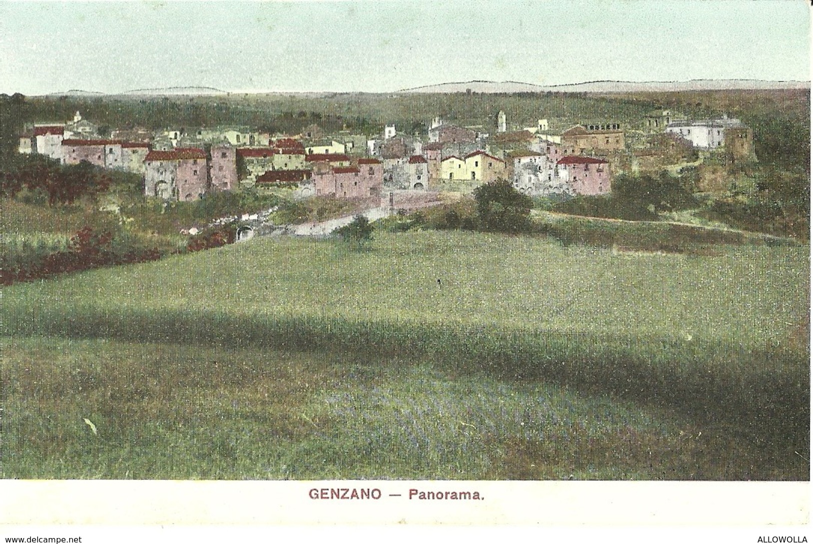 4795 " GENZANO-PANORAMA  "(LUCANIA)- CART. POST. ORIGINALE NON SPED. - Potenza