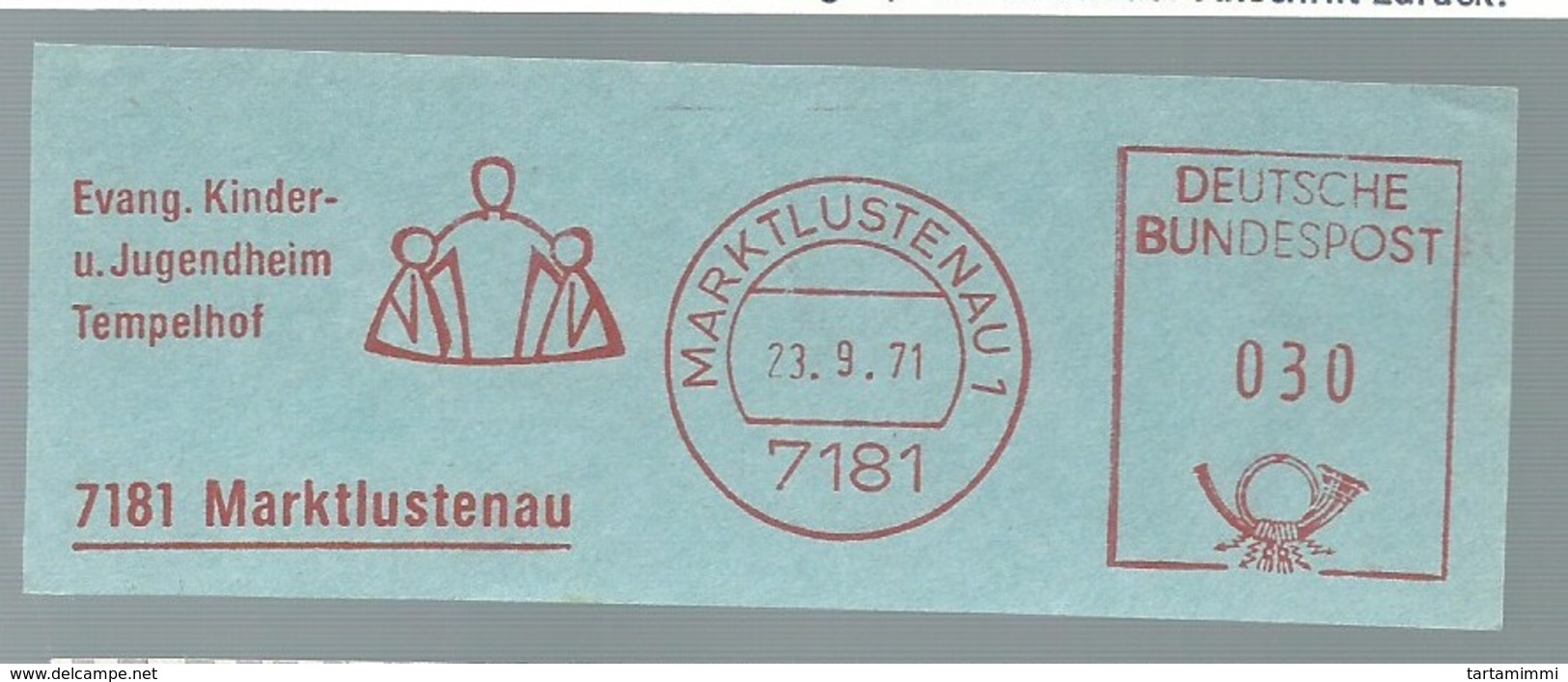 EMA METER STAMP FREISTEMPEL FAMILY FAMILIEN CHILDREN KINDER ENFANCE - Other & Unclassified