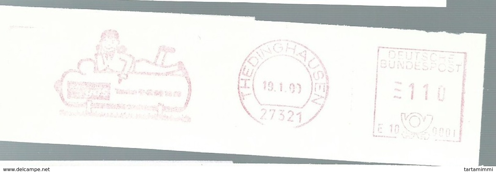 EMA METER STAMP FREISTEMPEL GAS TANK GERMANY - Gaz