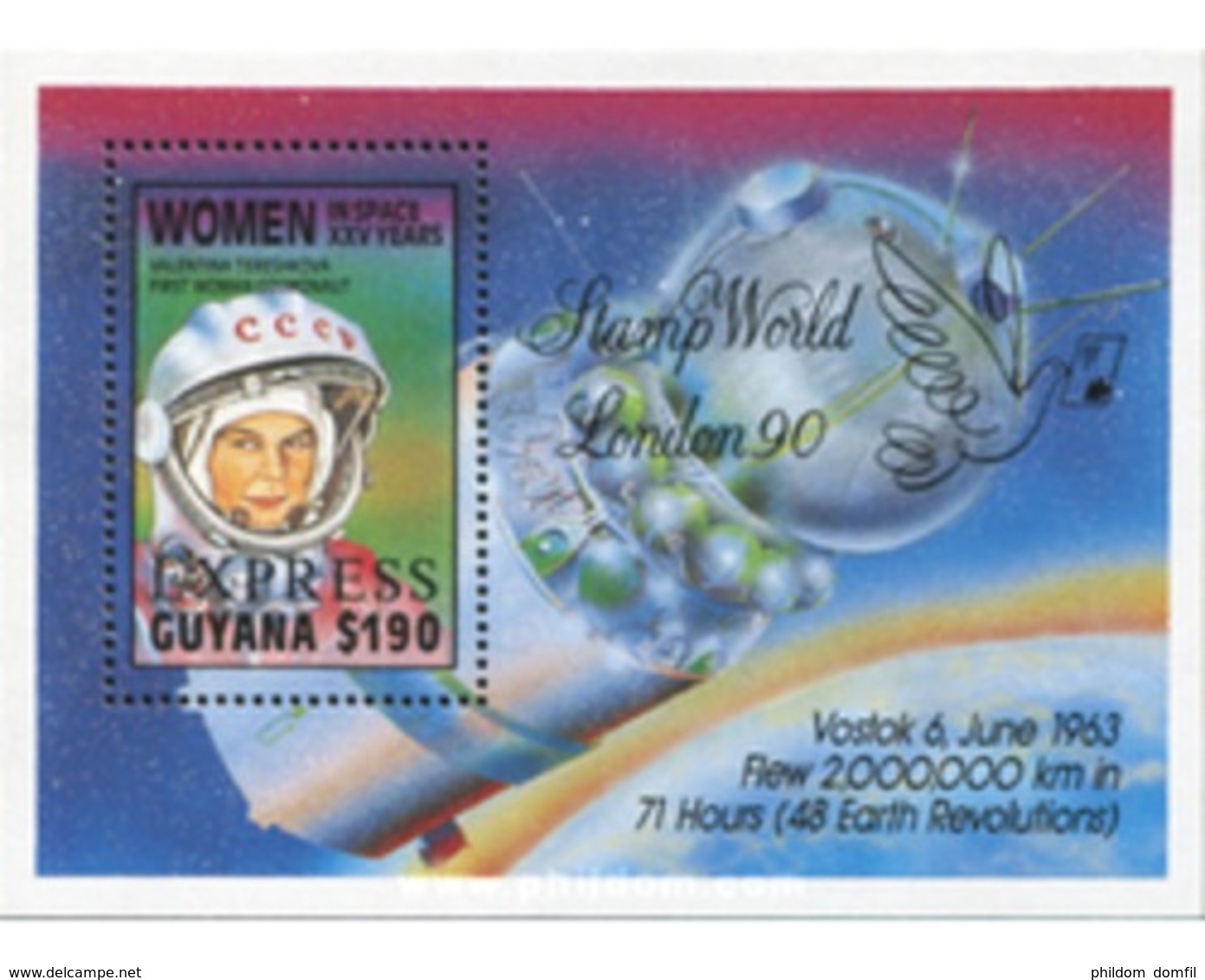 Ref. 575459 * MNH * - GUYANA. 1990. LONDON 90. WORLD PHILATELIC EXHIBITION . LONDON 90. EXPOSICION FILATELICA INTERNACIO - Guyana (1966-...)