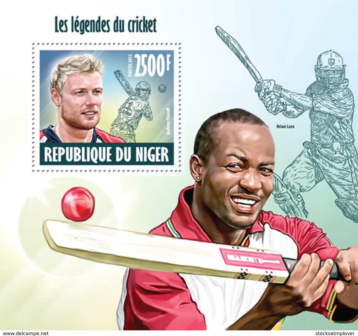 Niger 2013  Cricket Legends - Niger (1960-...)