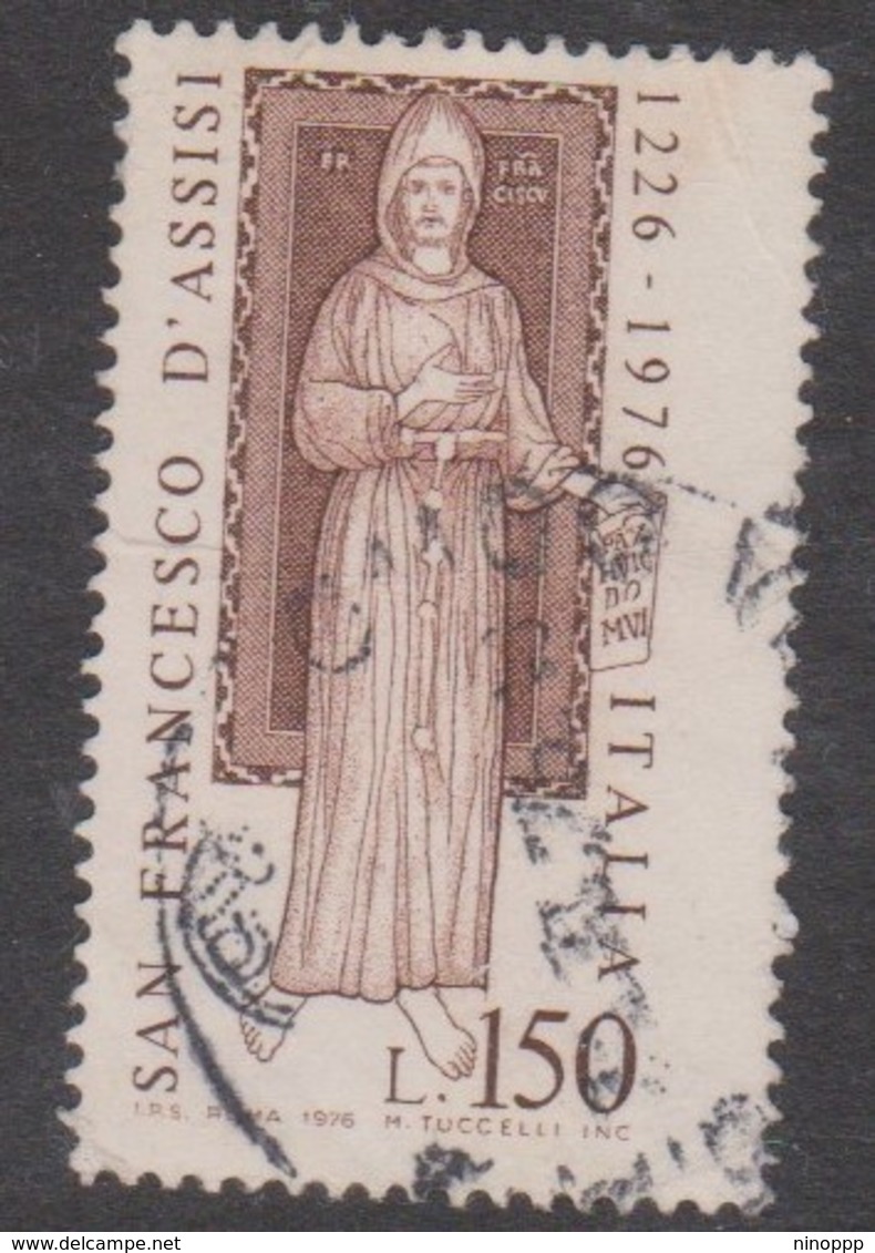 Italy Republic S 1343 1976 750th Anniversary Death Of St Francis,used - 1971-80: Usados