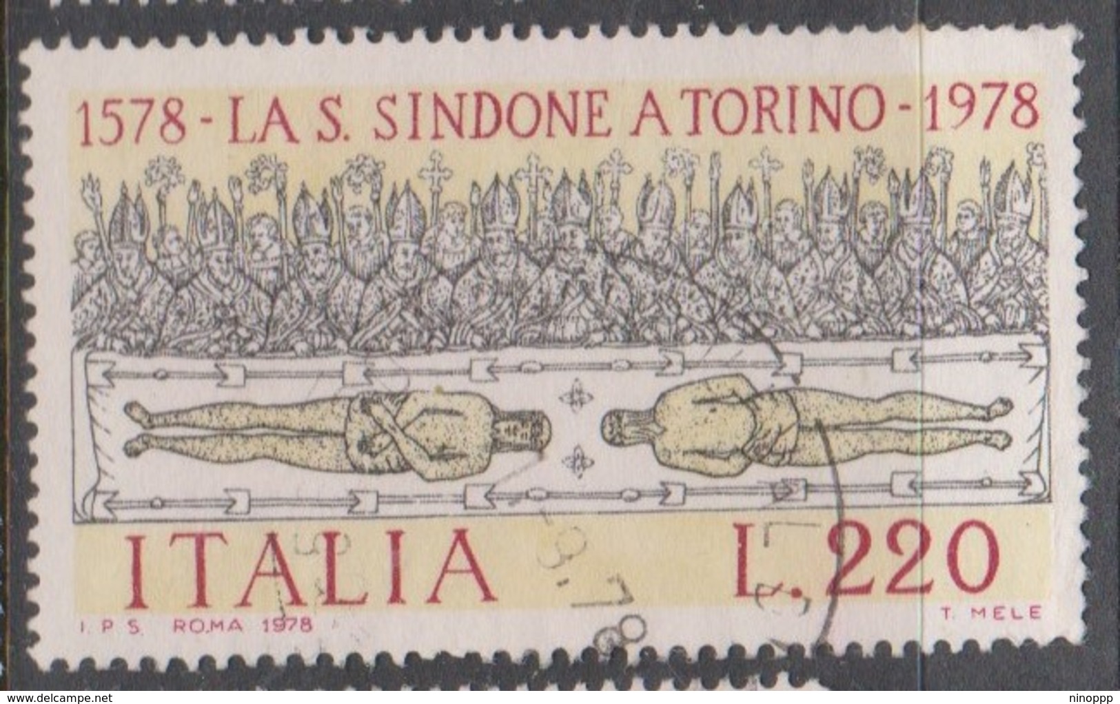 Italy Republic S 1424 1978 The Holy Sindone,used - 1971-80: Used