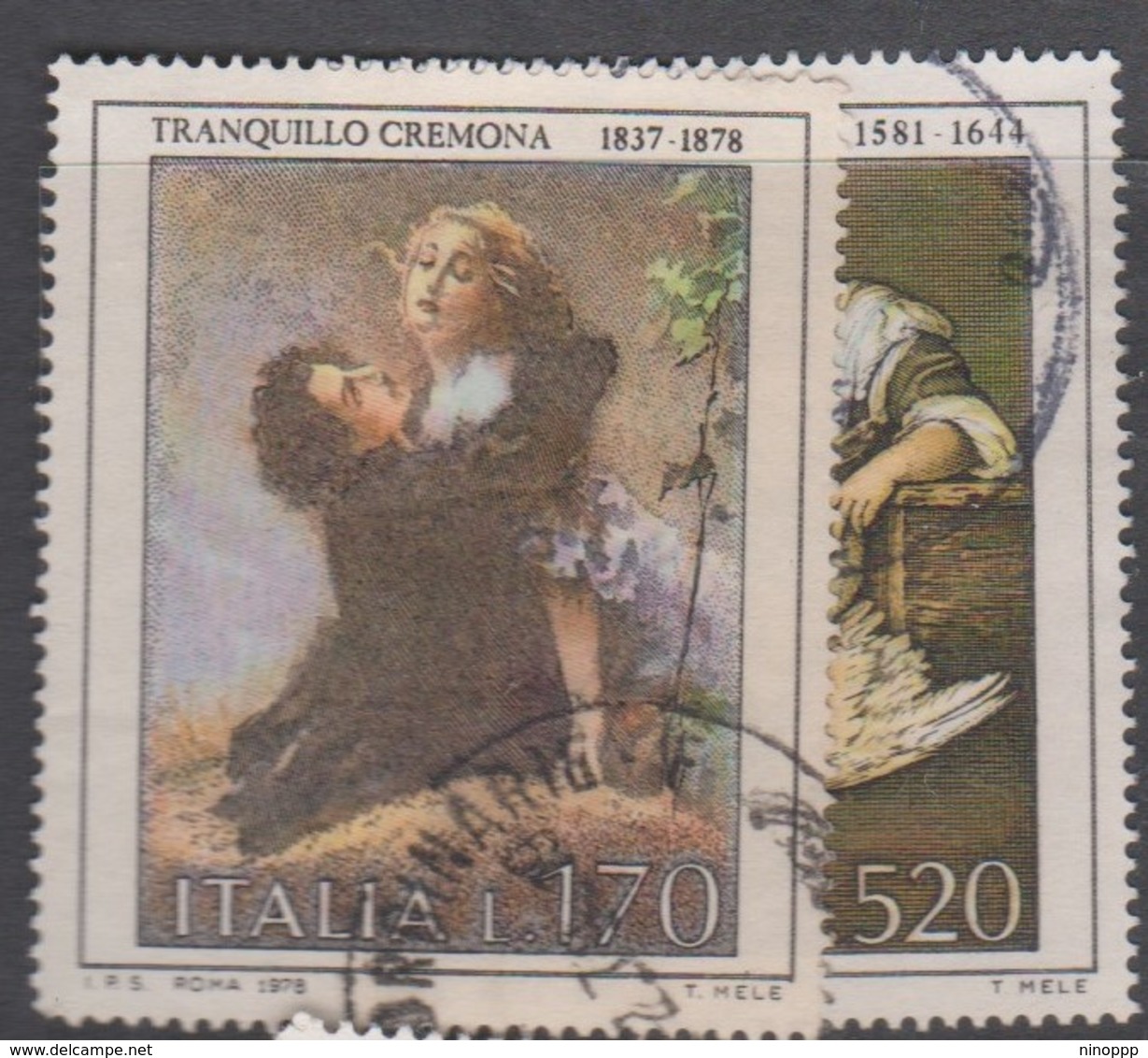 Italy Republic S 1424-1425 1978 Art 5th Issue,used - 1971-80: Used