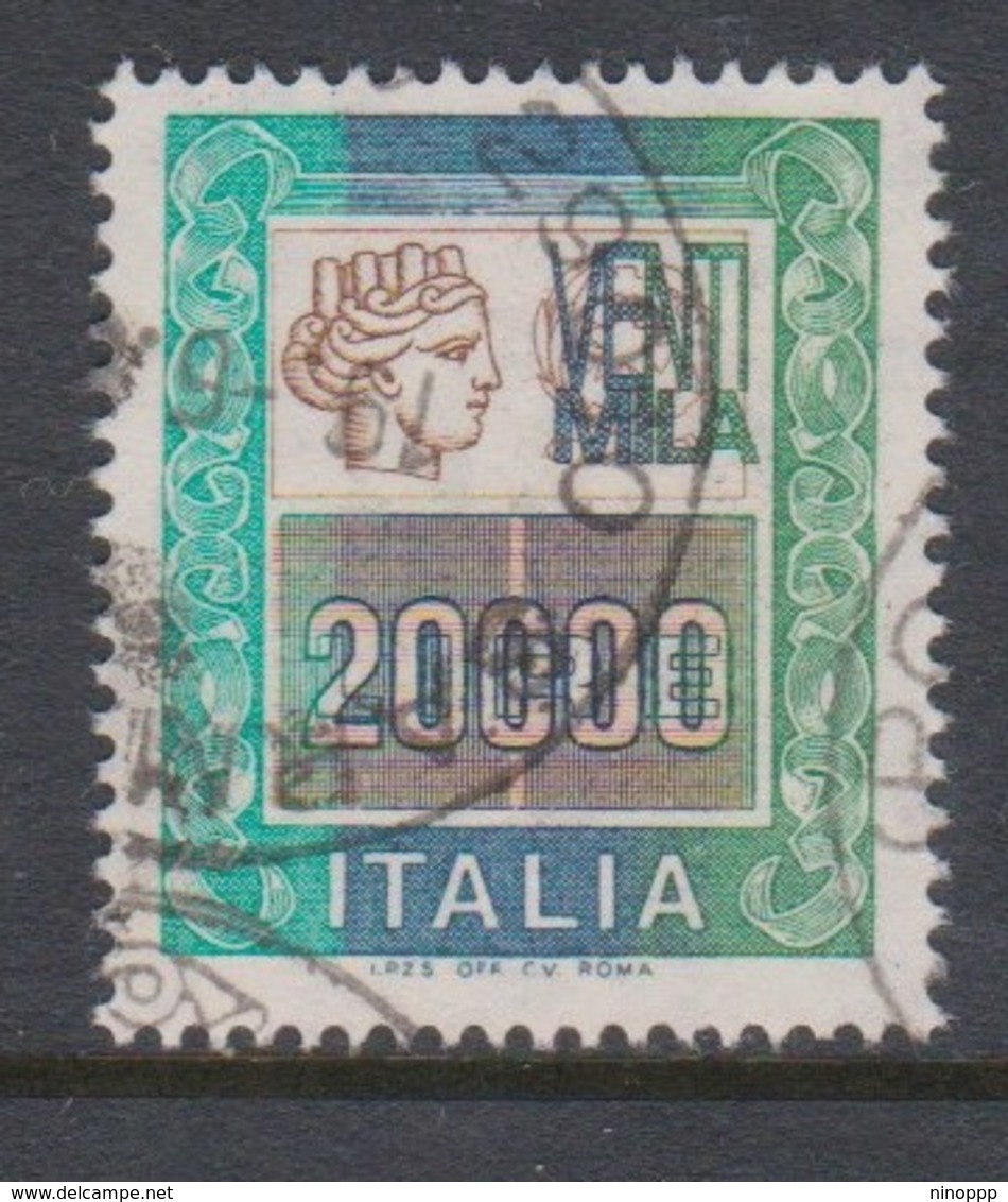 Italy Republic S 1442 B 1986 Italia Turrita Lire 20.000,used - 1971-80: Used