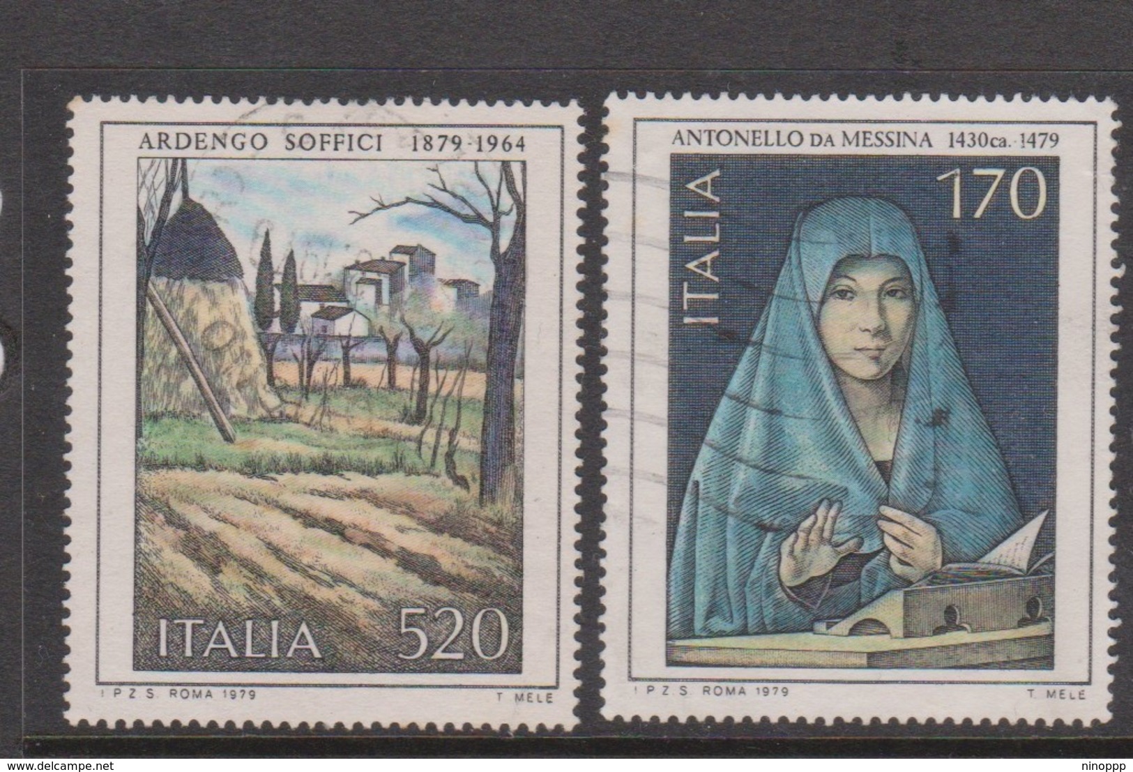 Italy Republic S 1448-1449 1979 Art 6th Issue,used - 1971-80: Used