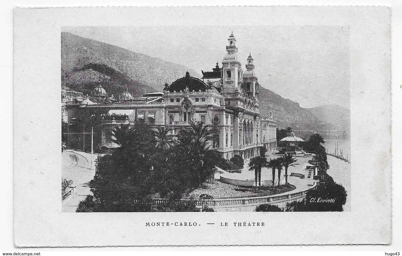 MONTE CARLO - LE THEATRE - CPA NON VOYAGEE - Opéra & Théâtre