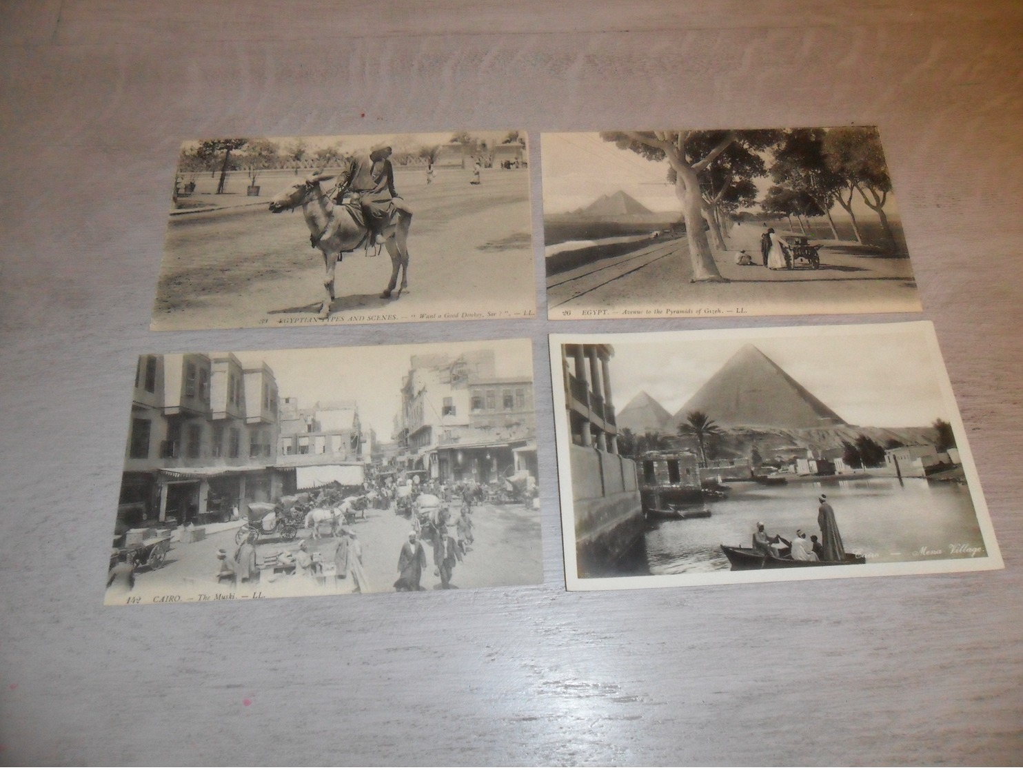 Beau lot de 60 cartes postales d' Afrique  Egypt     Mooi lot van 60 postkaarten van Afrika  Egypte   - 60 scans