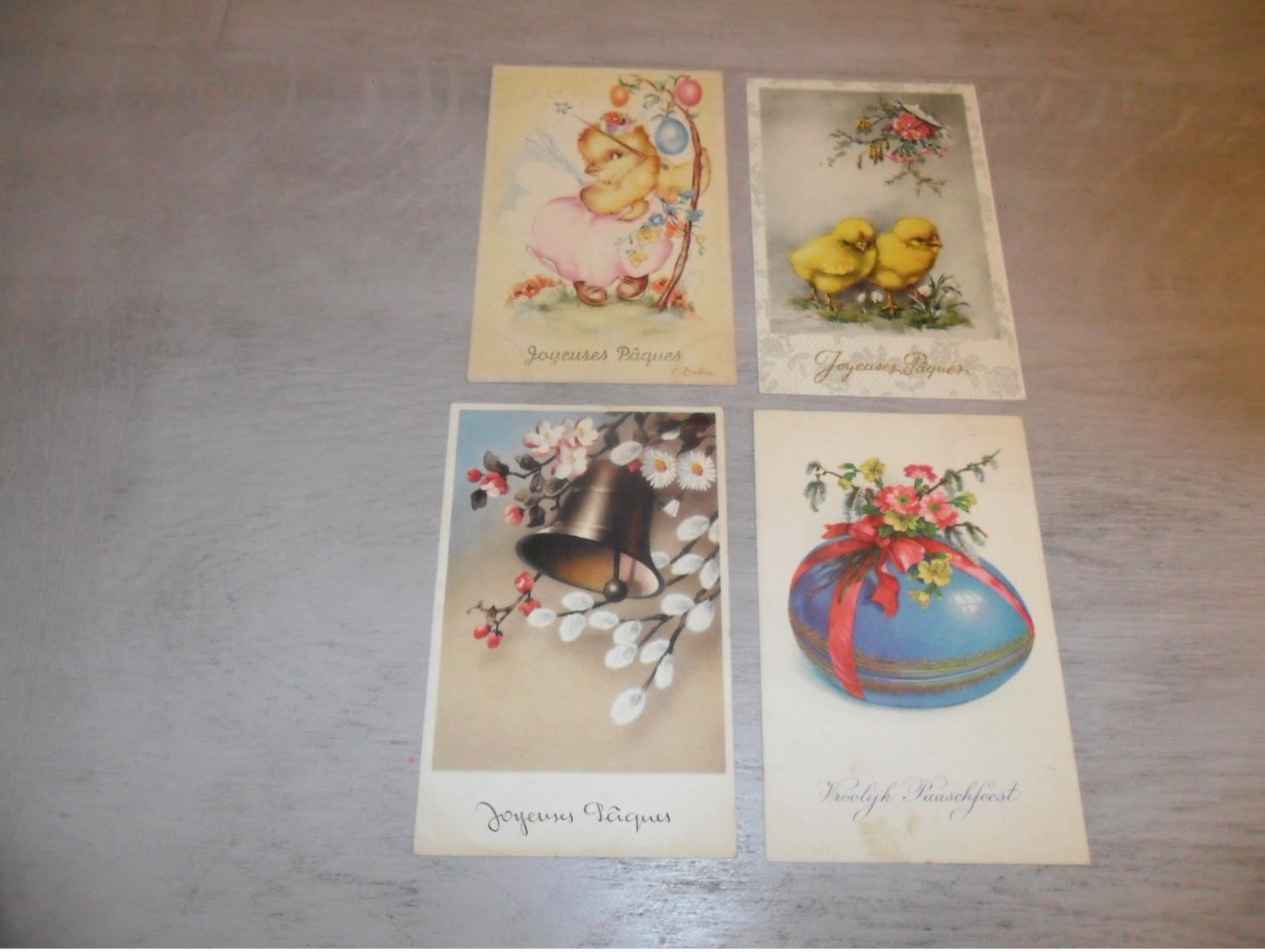 Beau Lot De 60 Cartes Postales De Fantaisie  Pâques   Mooi Lot 60 Postkaarten Van Fantasie  Pasen -  60 Scans - 5 - 99 Cartes