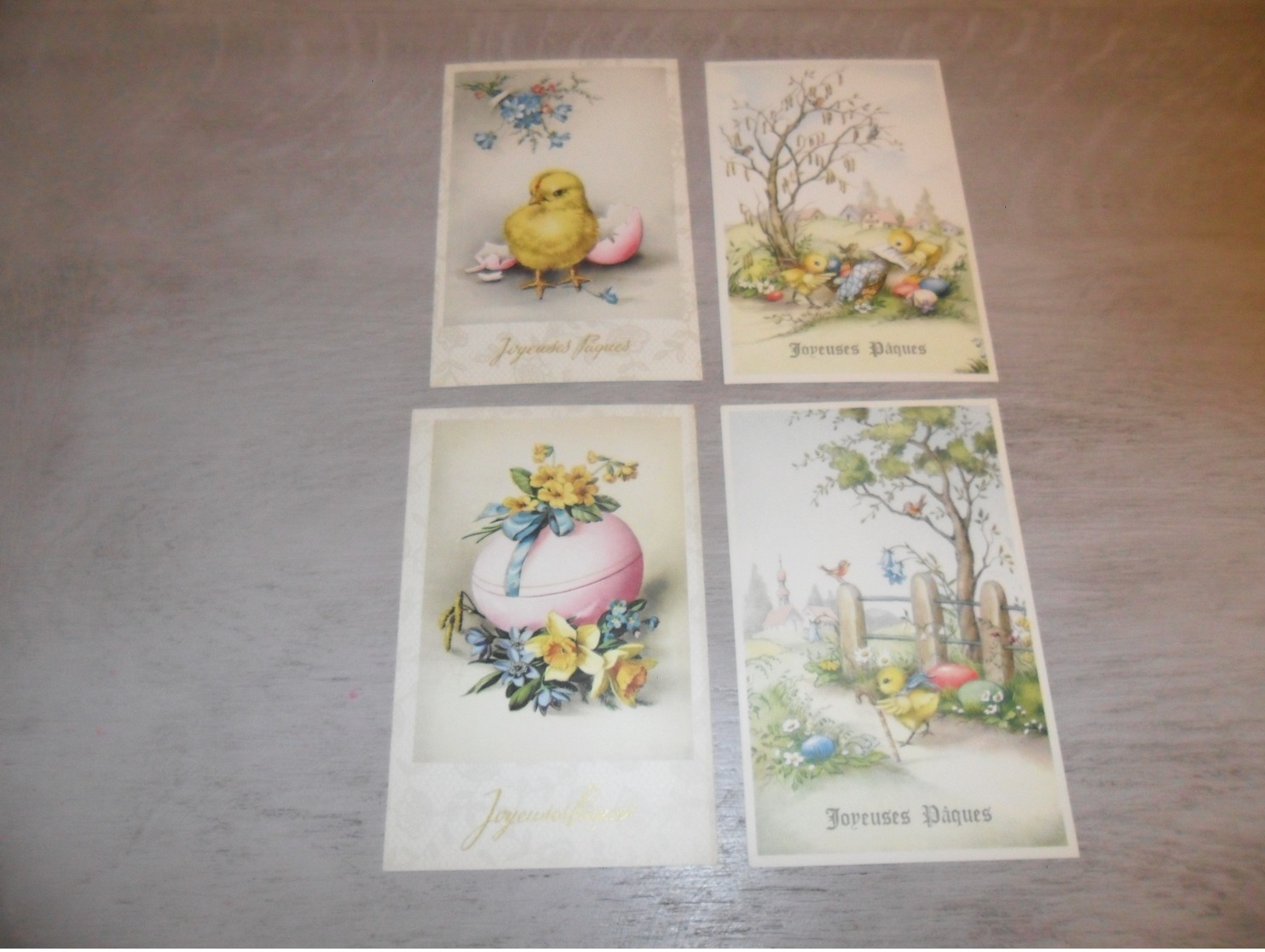 Beau lot de 60 cartes postales de fantaisie  Pâques   Mooi lot 60 postkaarten van fantasie  Pasen -  60 scans