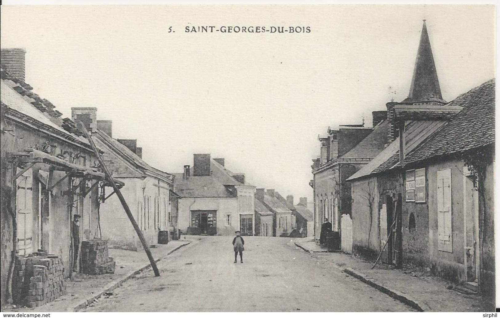 Carte Postale Ancienne De Saint Georges Du Bois ( 72 ) - Autres & Non Classés