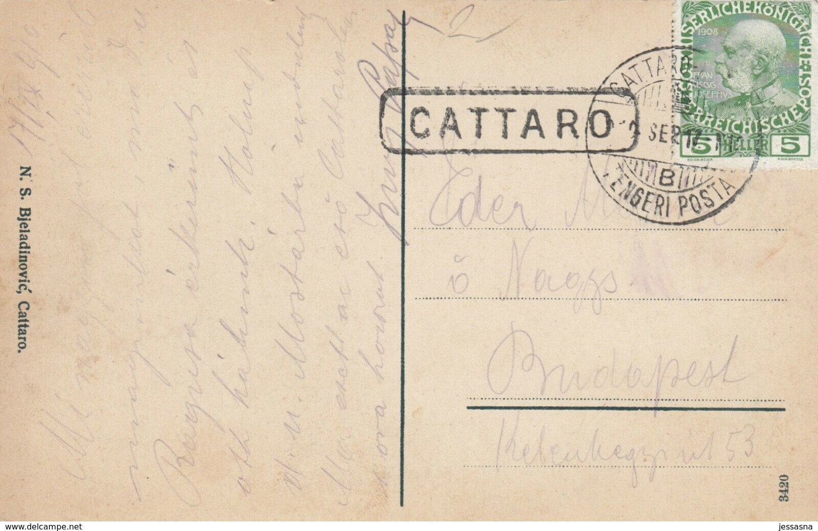 AK - Montenegro - Cattaro (Kotor) - 1917 - Montenegro