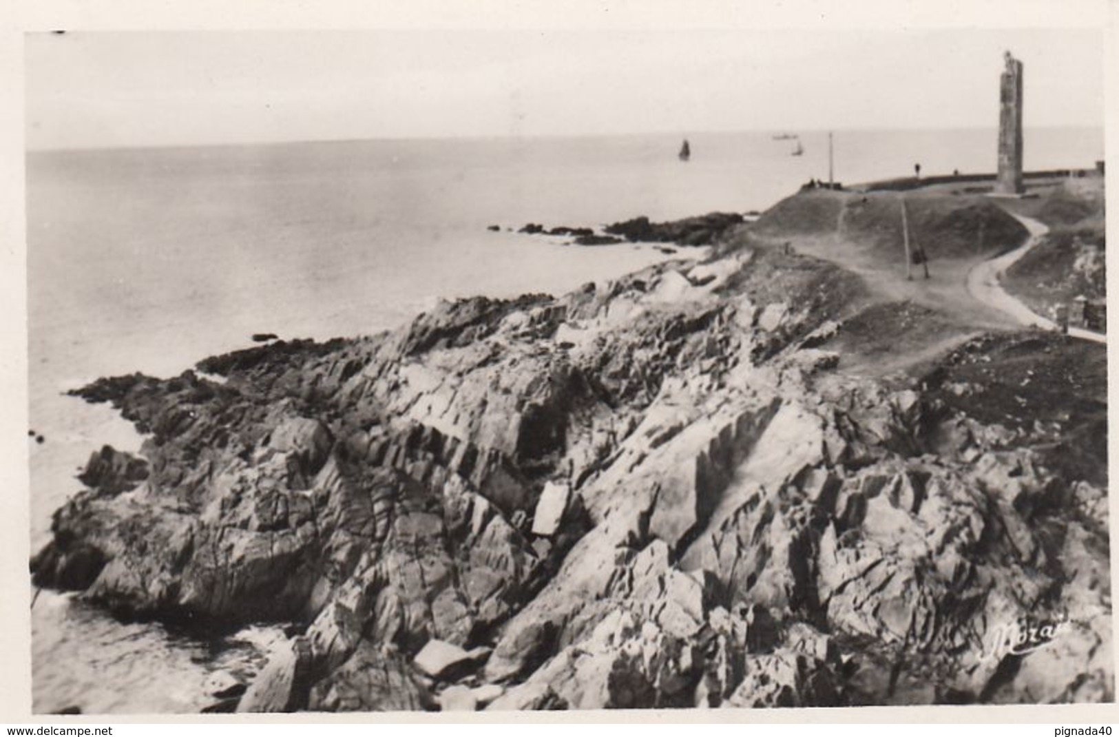 Cp , 29 , BREST , Environs , La Pointe Saint-Mathieu, Extrémité De La Terre Française D'où Est Venu Le Nom: Finistère - Brest