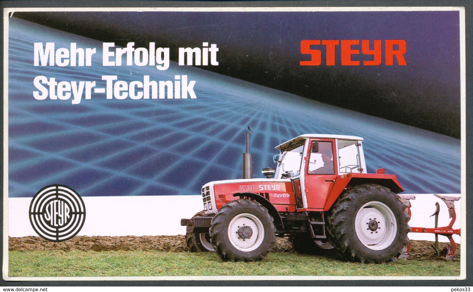 Vignette   Aufkleber   Steyr Traktor - Vignetten (Erinnophilie)