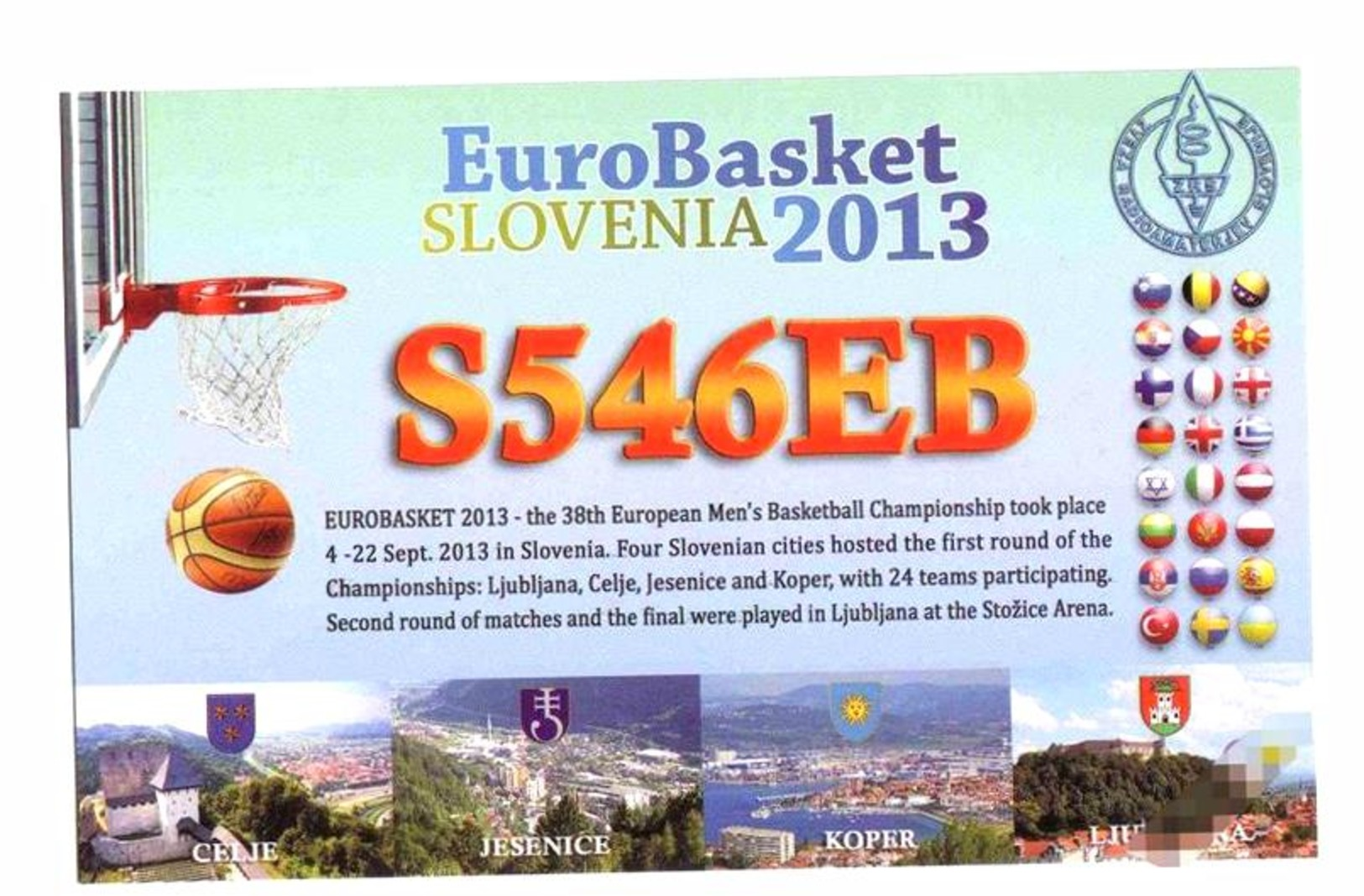 Championnat D'Europe 2014 Basketball EuroBasket Slovénie - Slovenia