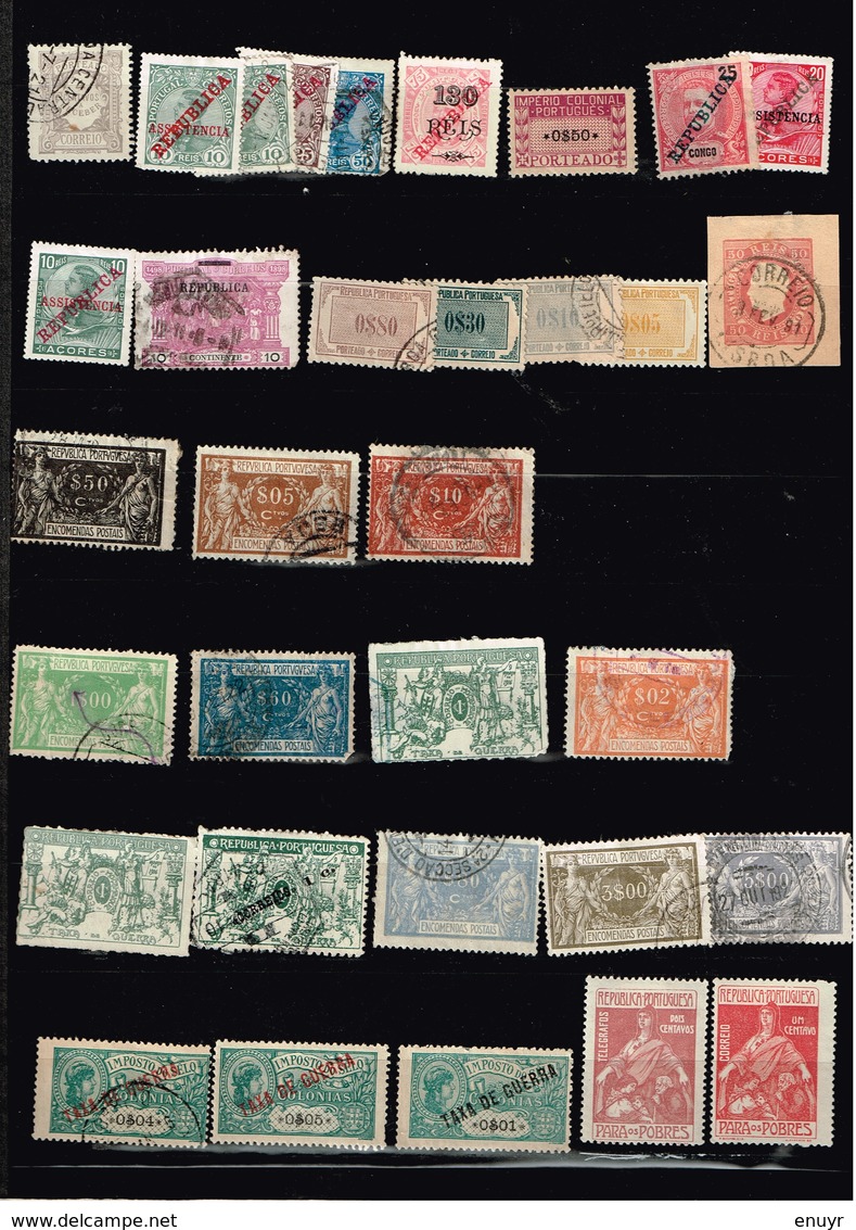 Portugal Anciens Timbres à Identifier - Collezioni (senza Album)