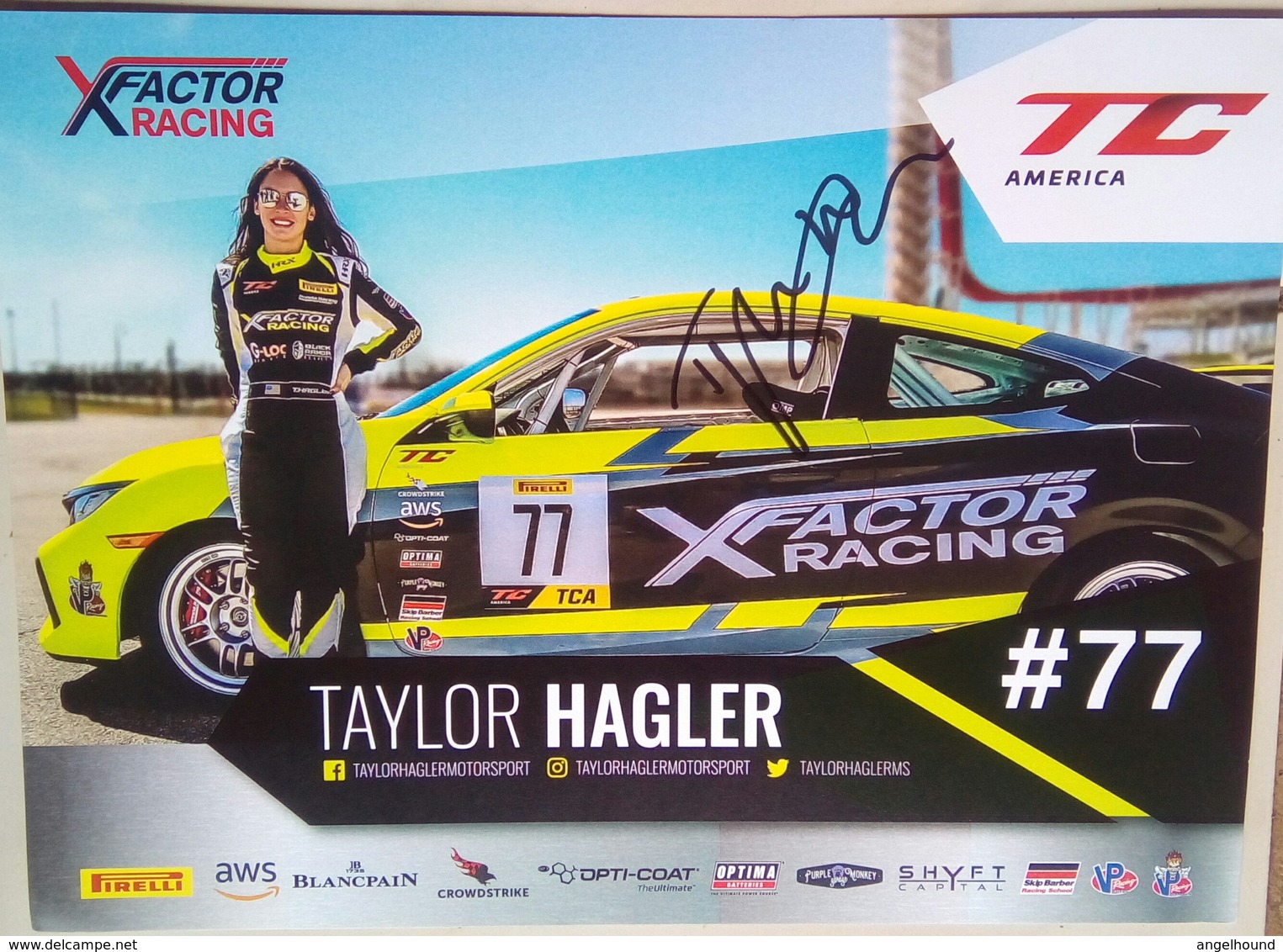 Taylor Hagler - Autographes
