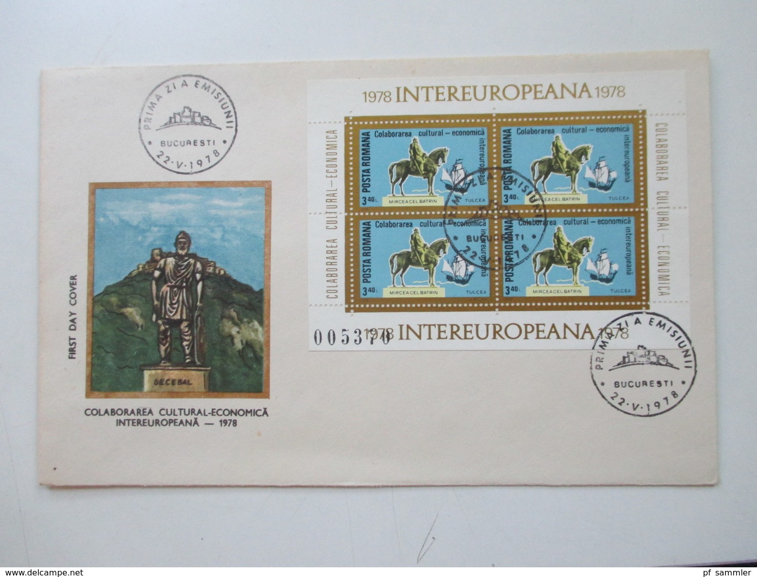Rumänien 1976 - 85 FDC Mit Den Intereuropa Blocks Insgesamt 20 Belege + 4 Weitere FDC Z.B. Block 271 - Storia Postale
