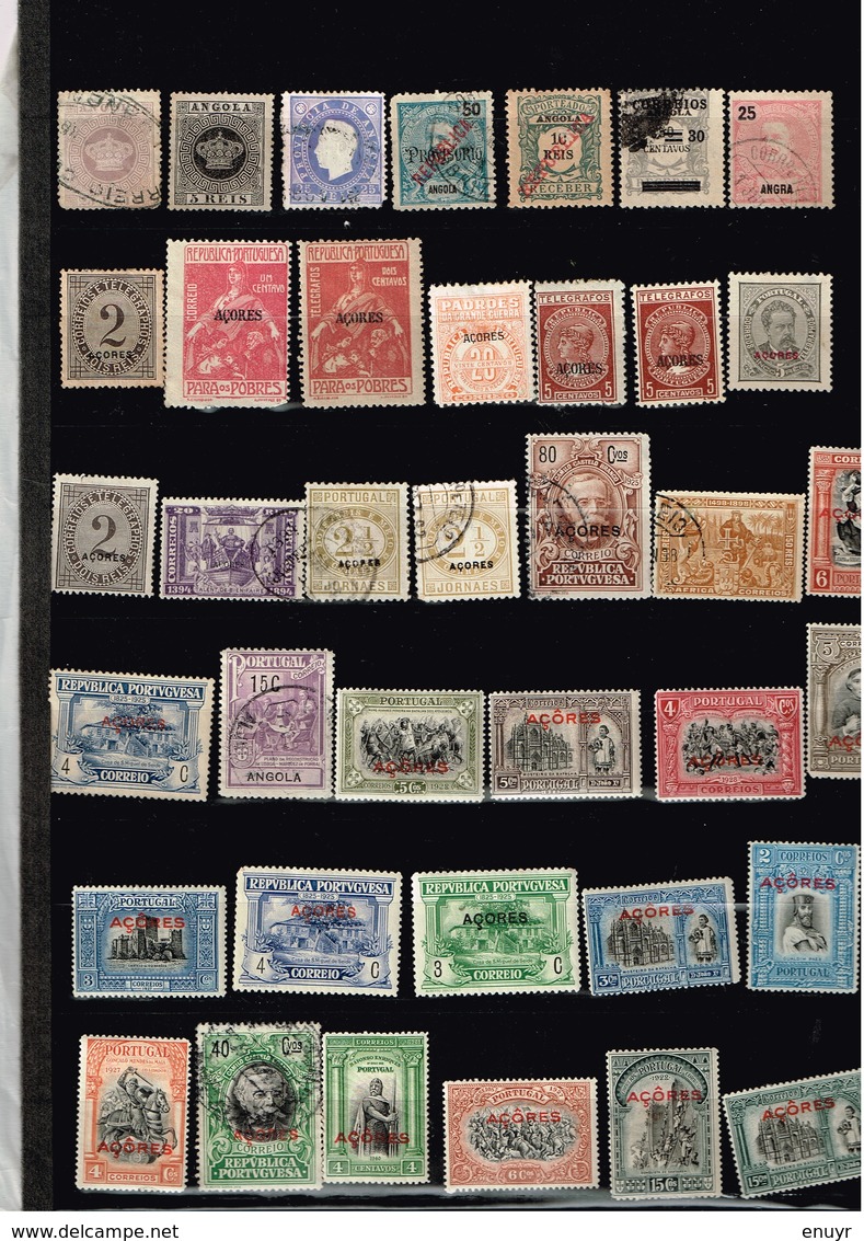 Colonies Portugaises Anciens Timbres à Identifier - Collections (sans Albums)