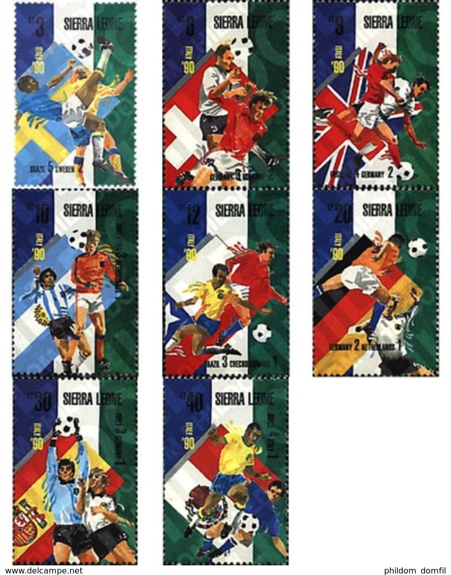 Ref. 92102 * MNH * - SIERRA LEONE. 1989. FOOTBALL WORLD CUP. ITALY-90 . COPA DEL MUNDO DE FUTBOL. ITALIA-90 - Sierra Leone (1961-...)