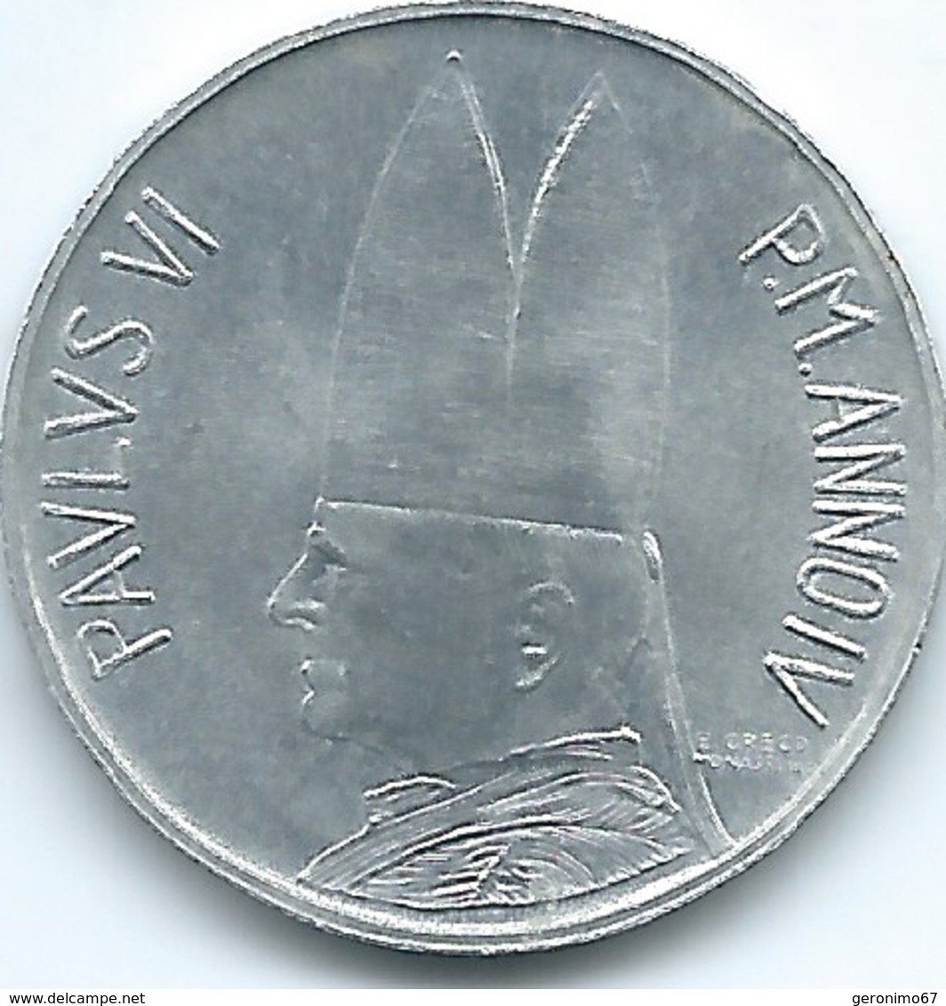 Vatican City - Paul VI - 1966 - 5 Lire - KM86 - Vatican