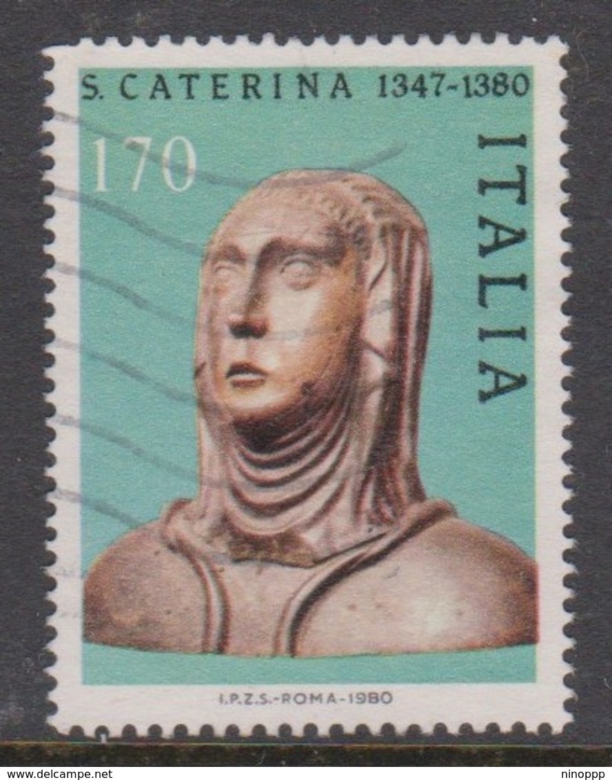 Italy Republic S 1491 1980 St Catherine,used - 1971-80: Used