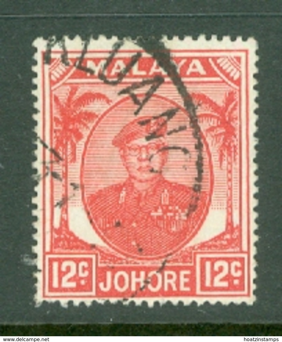 Malaya - Johore: 1949/55   Sultan Ibrahim    SG139a    12c     Used - Johore