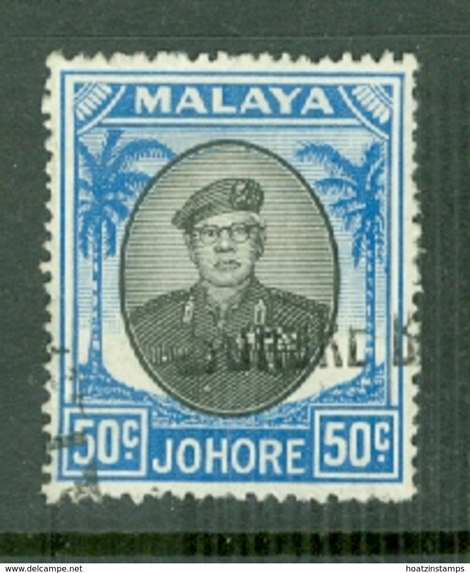 Malaya - Johore: 1949/55   Sultan Ibrahim    SG144    50c    Used - Johore
