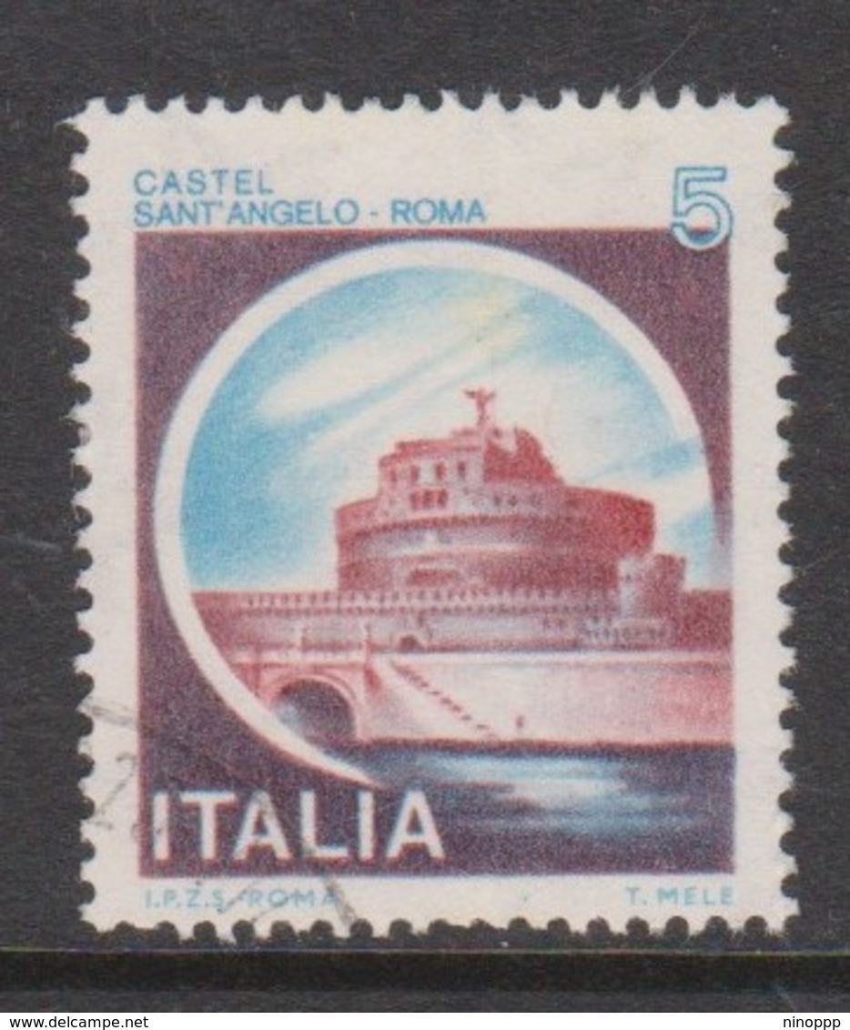 Italy Republic S 1504 1980 Castle   Lire 5 S Angelo,used - 1971-80: Used