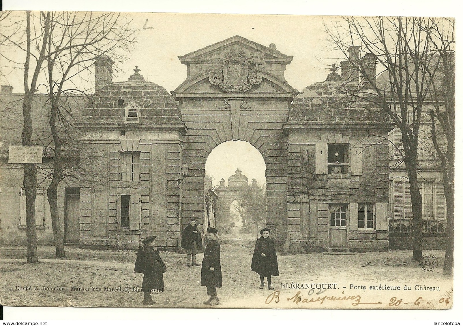 02 - BLERANCOURT / PORTE EXTERIEURE DU CHATEAU - Autres & Non Classés