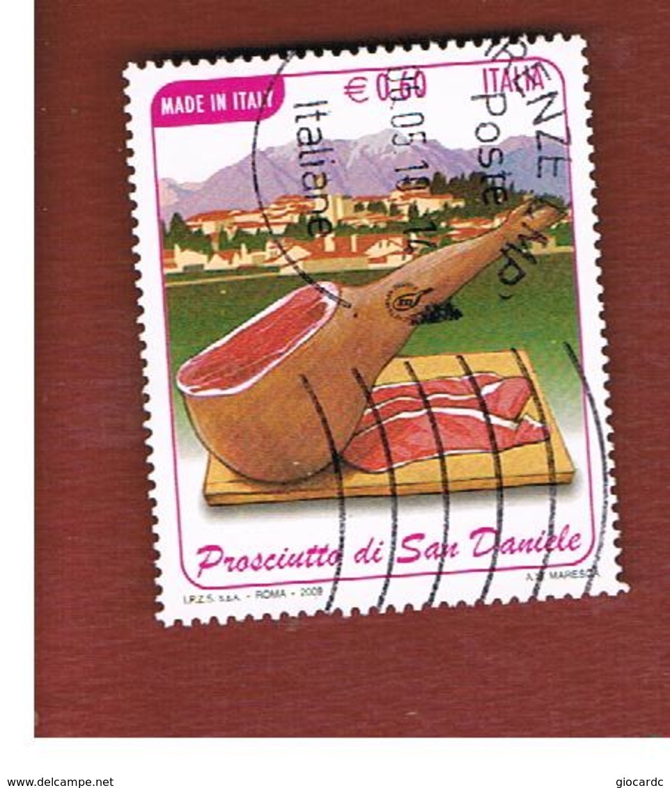 ITALIA REPUBBLICA  -   2009  PROSCIUTTO SAN DANIELE               -   USATO  ° - 2001-10: Usati